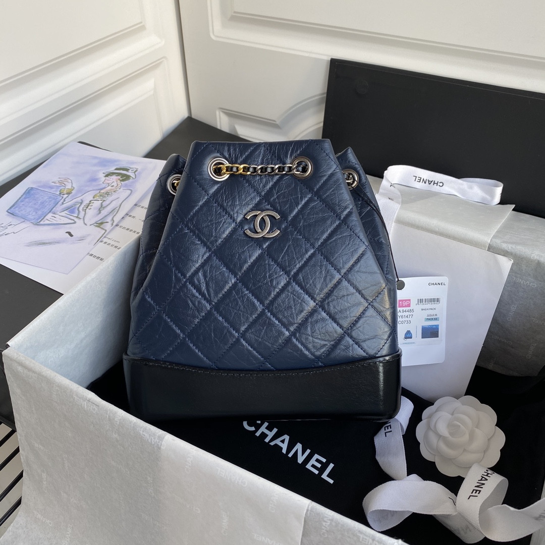 Chanel CC Gabrielle BLUE 22 x 23 x 11cm