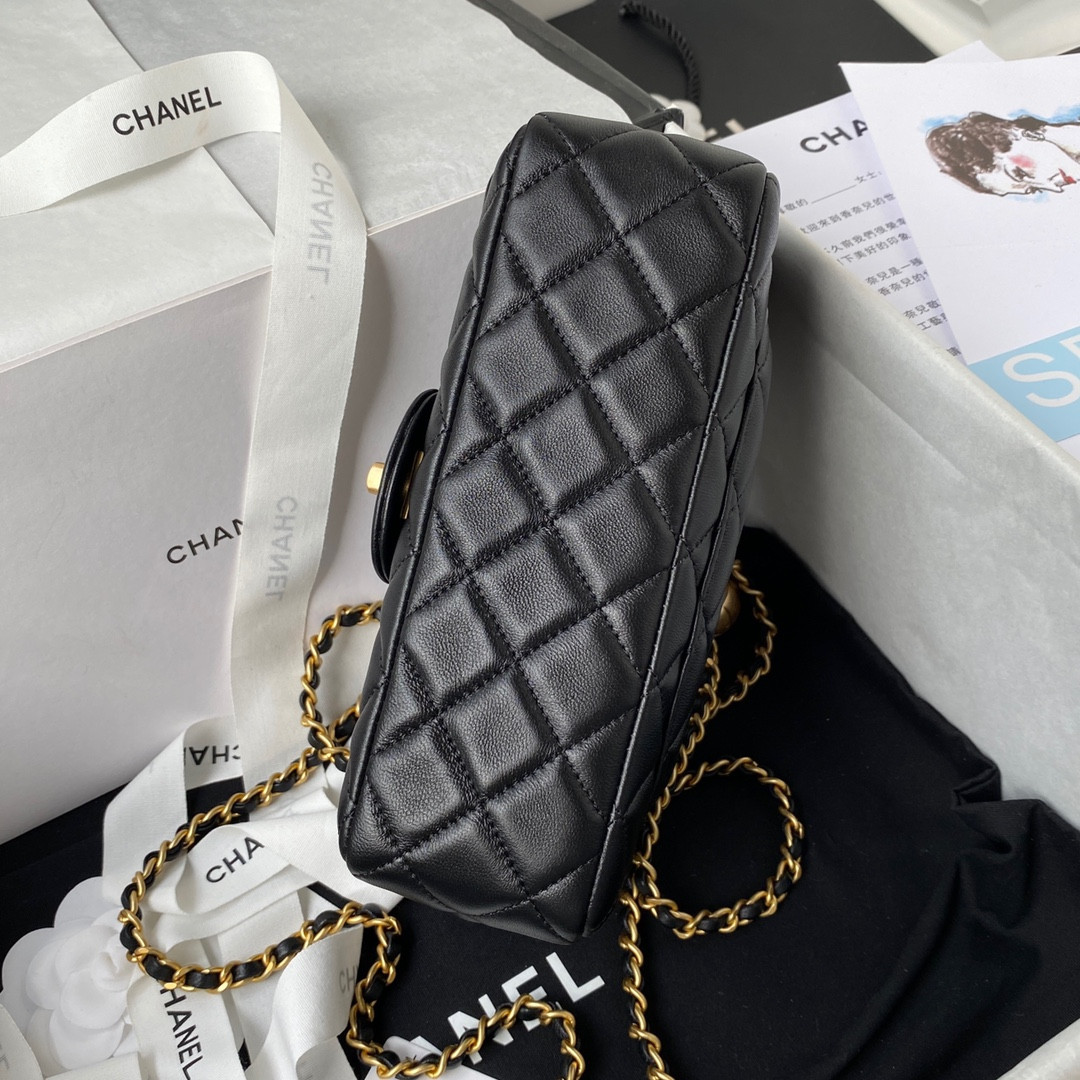 CHANEL MINI FLAP BAG 4.7 × 7.8 × 2.3 in