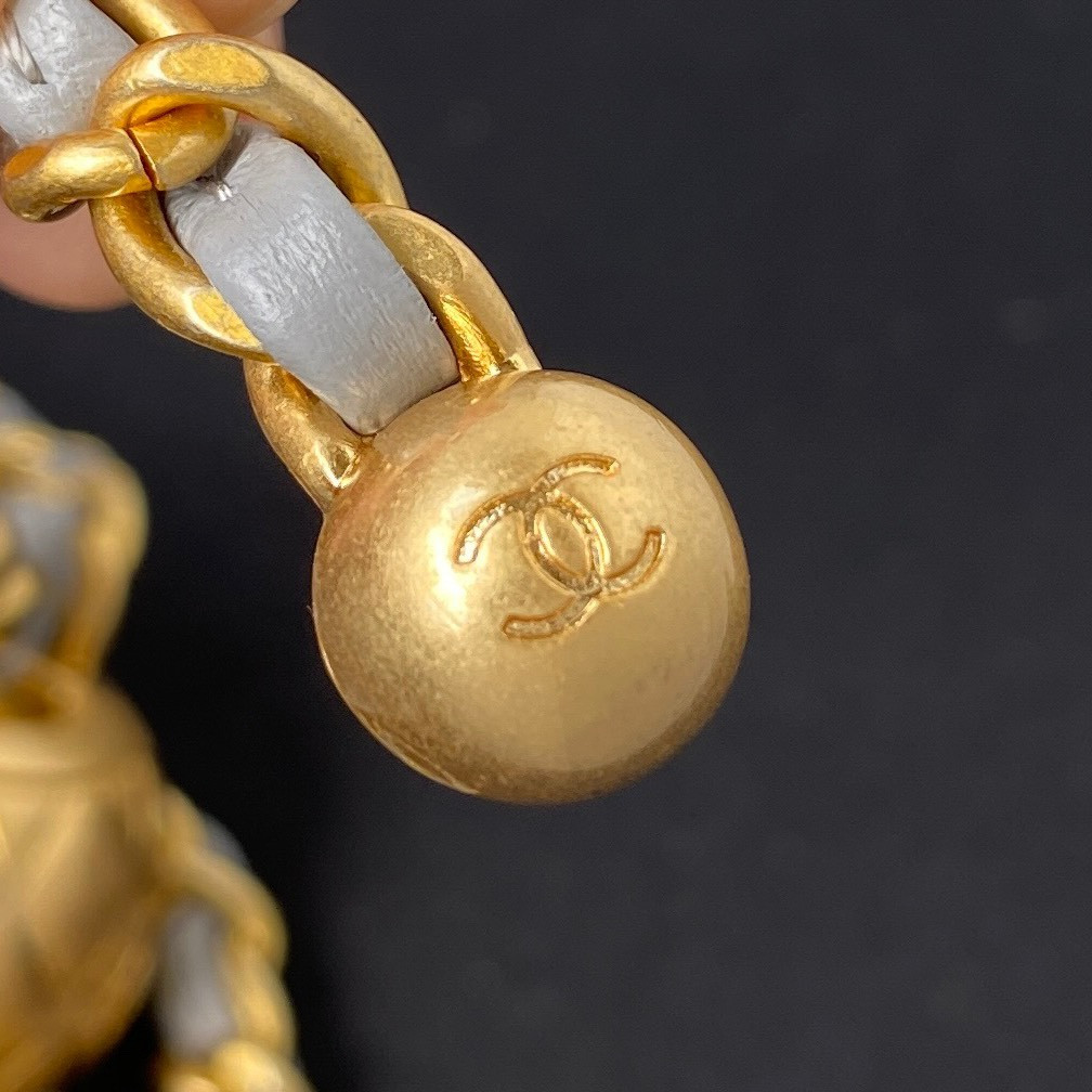 CHANEL MINI FLAP BAG SHINY CALFSKIN & Gold-Tone METAL LIGHT BLUE 5.3 × 6.6 × 3.1 in