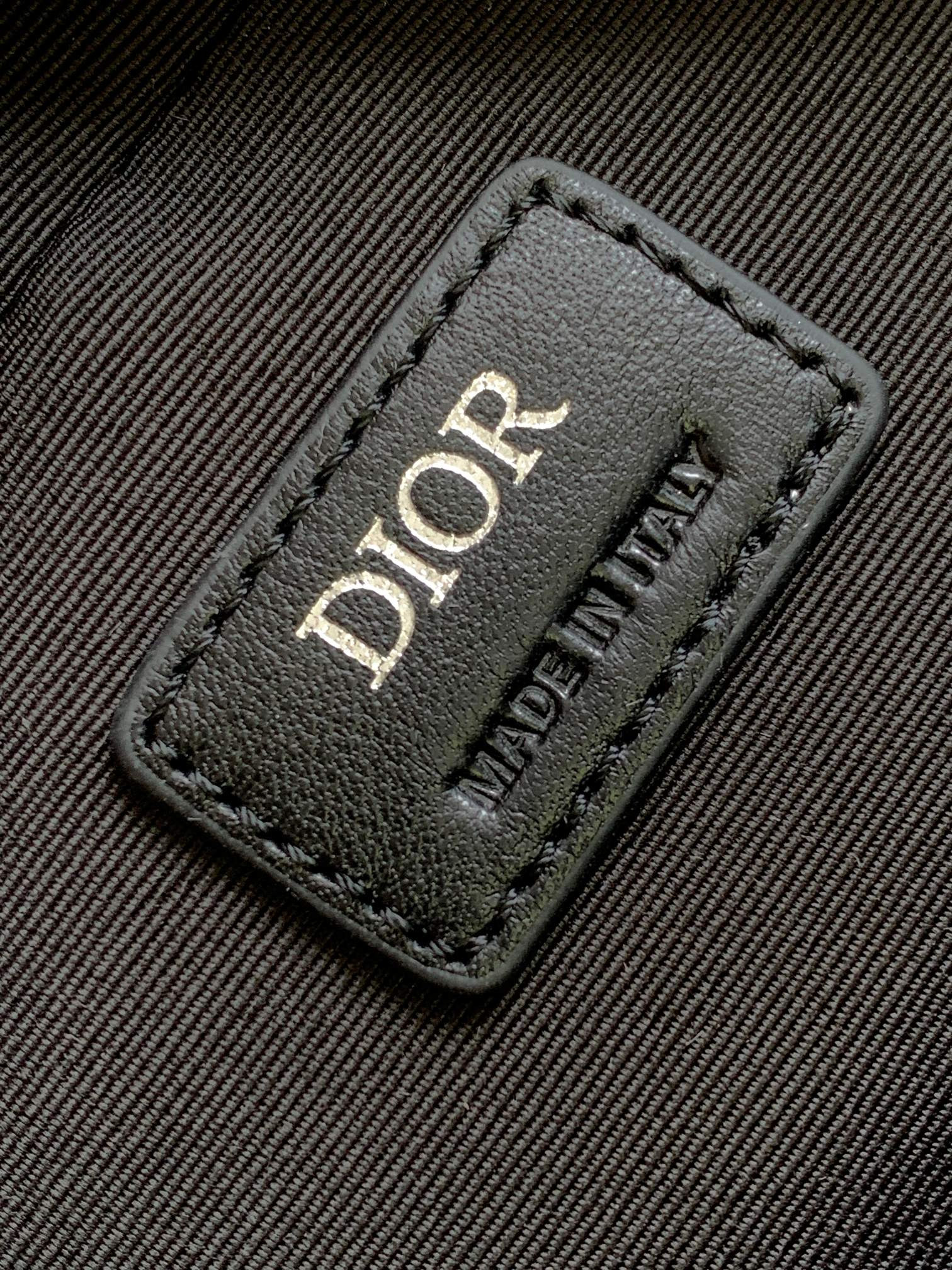 DIOR Safari Bag with Strap Navy 8.5 x 6 x 2.5 inches