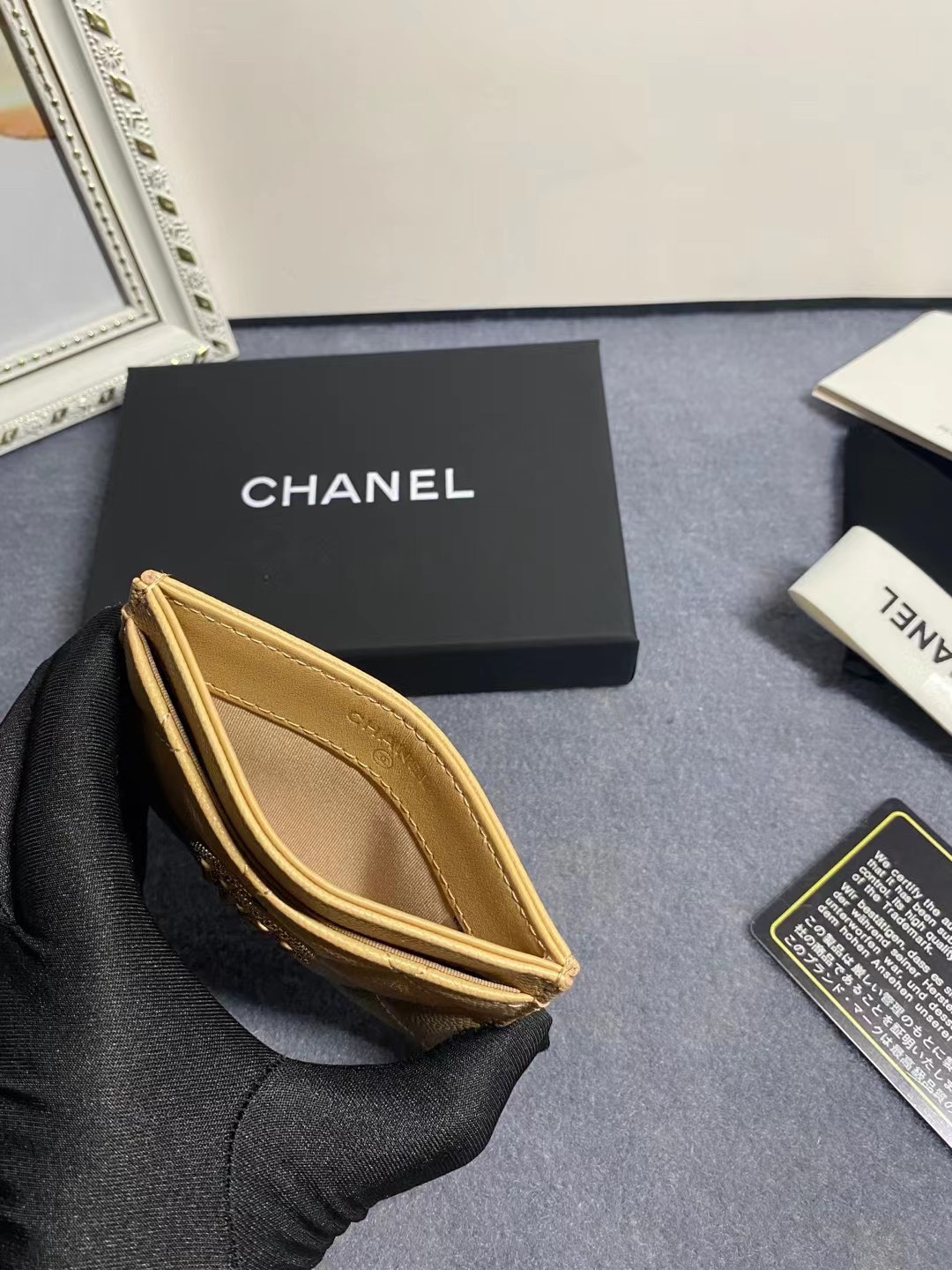 CHANEL CARD HOLDER 11.2×7.5×0.5cm
