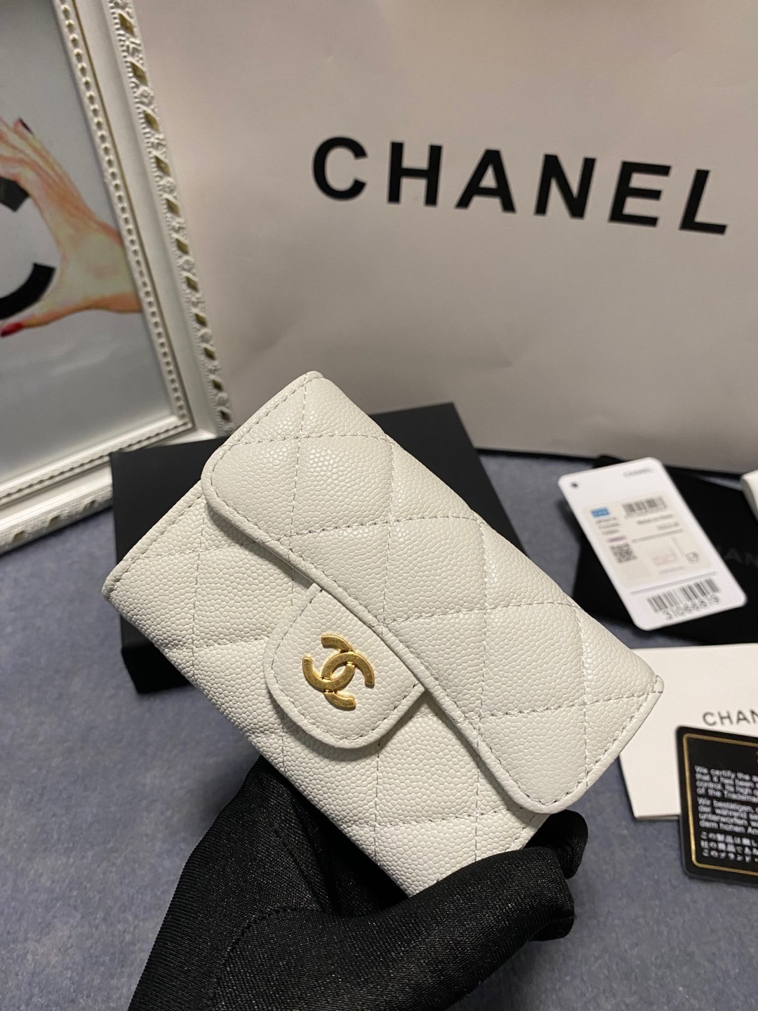 CHANEL CARD HOLDER 11.3 x 7.5 x 2.5 cm