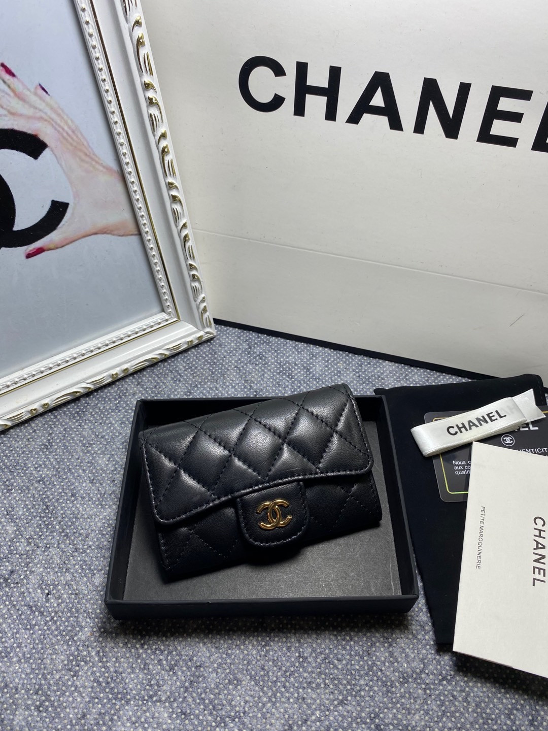 CHANEL CARD HOLDER 11.3 x 7.5 x 2.5 cm