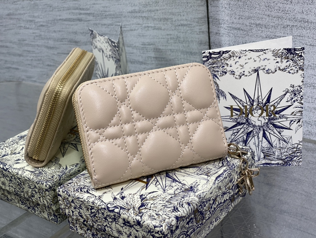 Lady Dior Voyageur Small Coin Purse CARD HOLDER