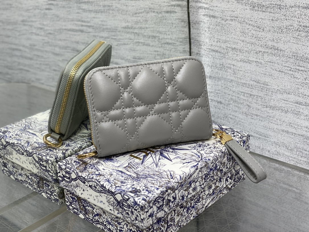 Lady Dior Voyageur Small Coin Purse CARD HOLDER