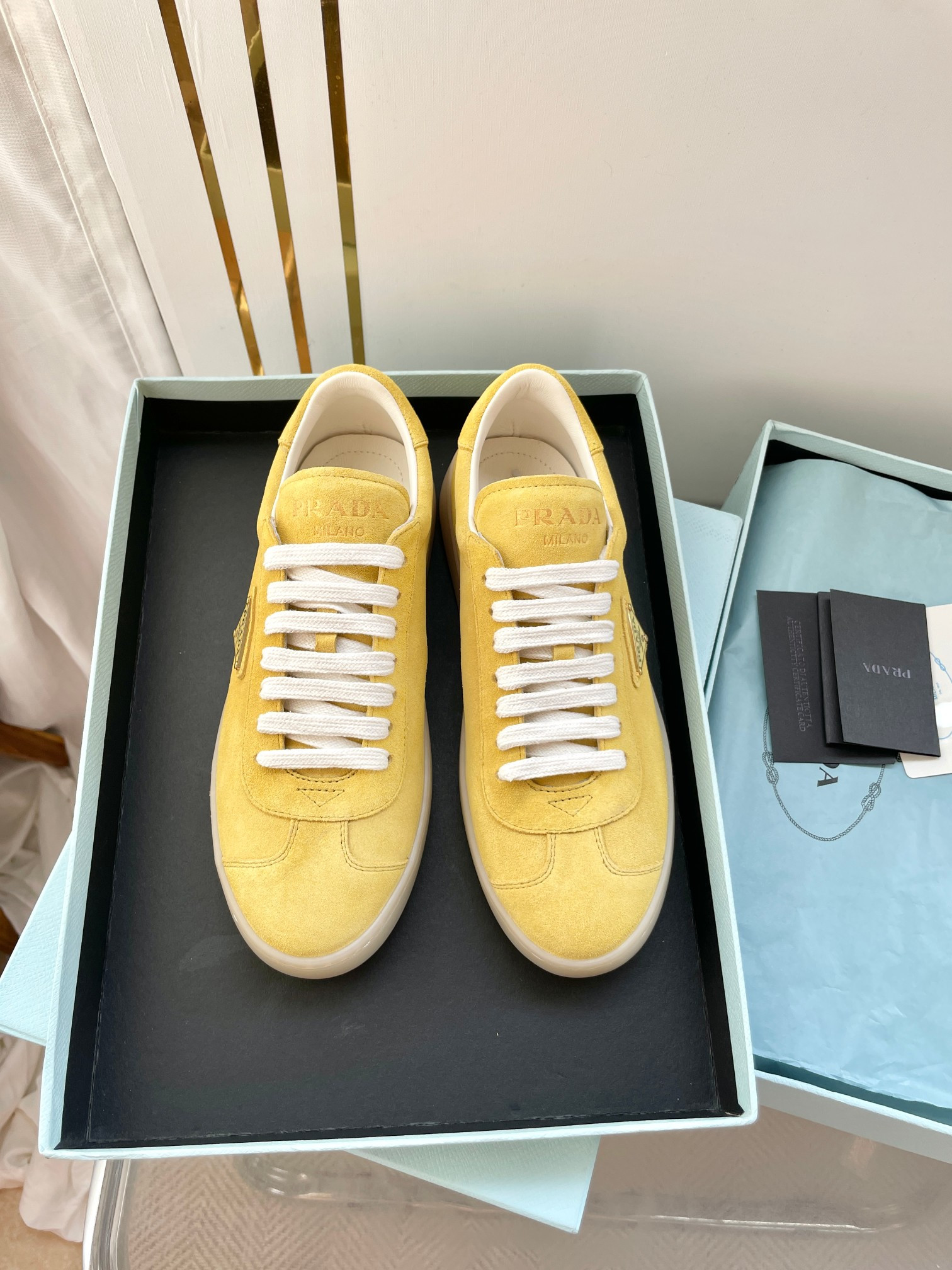 UA Prada Downtown nappa leather sneakers