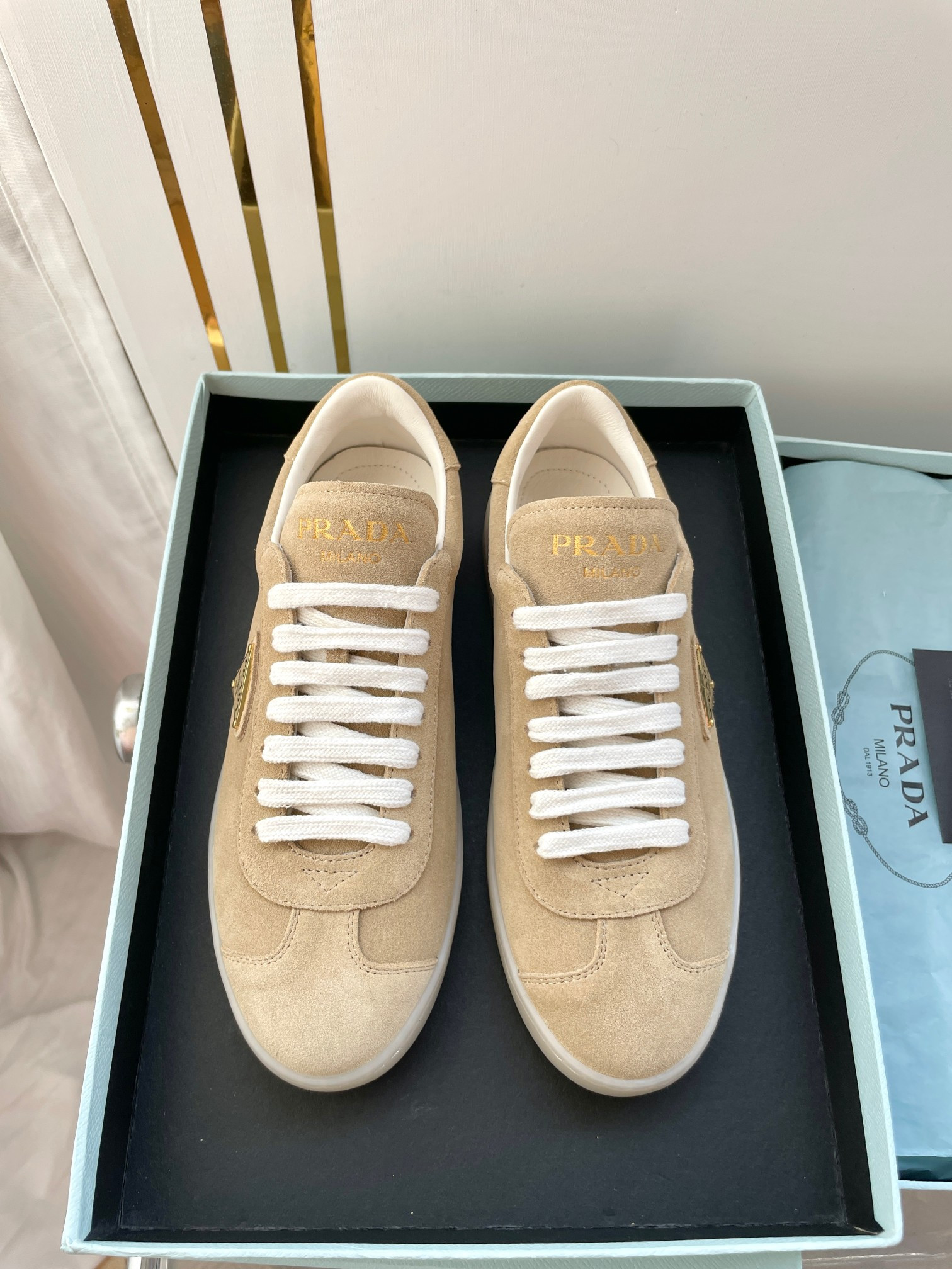 UA Prada Downtown nappa leather sneakers