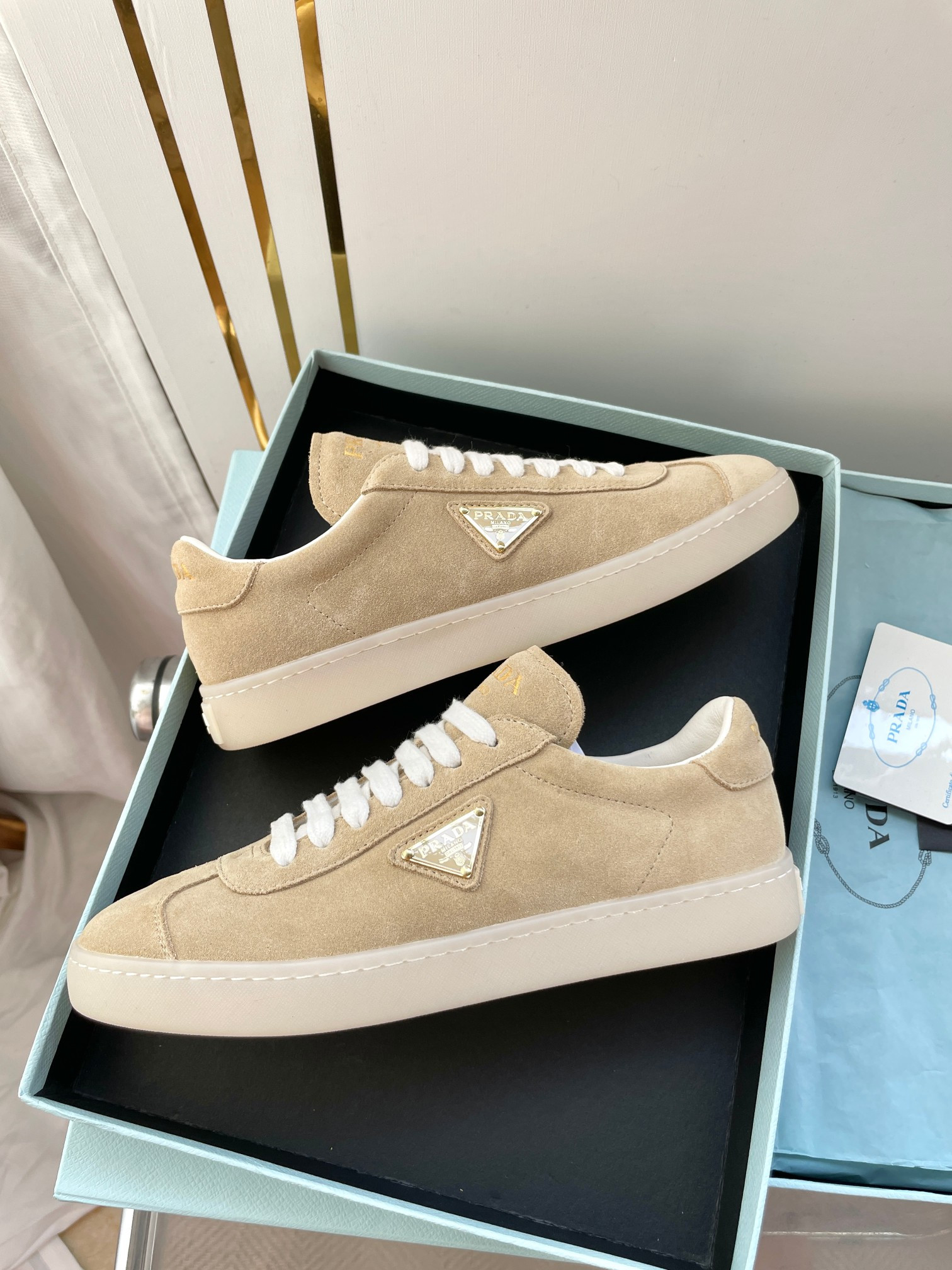 UA Prada Downtown nappa leather sneakers