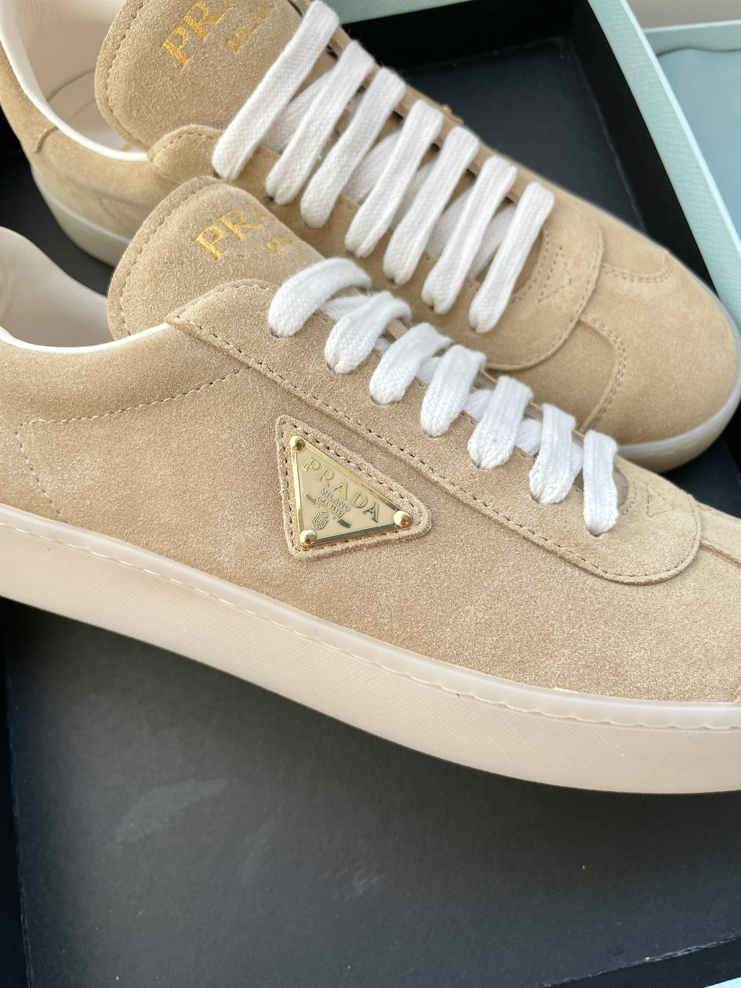 UA Prada Downtown nappa leather sneakers