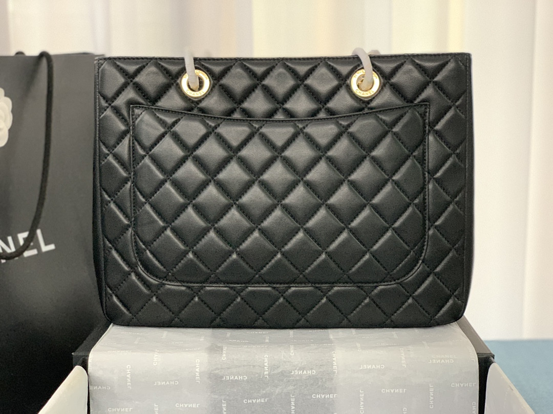 CHANEL GST Lambskin LEATHER HARDWARE  24X33X13CM