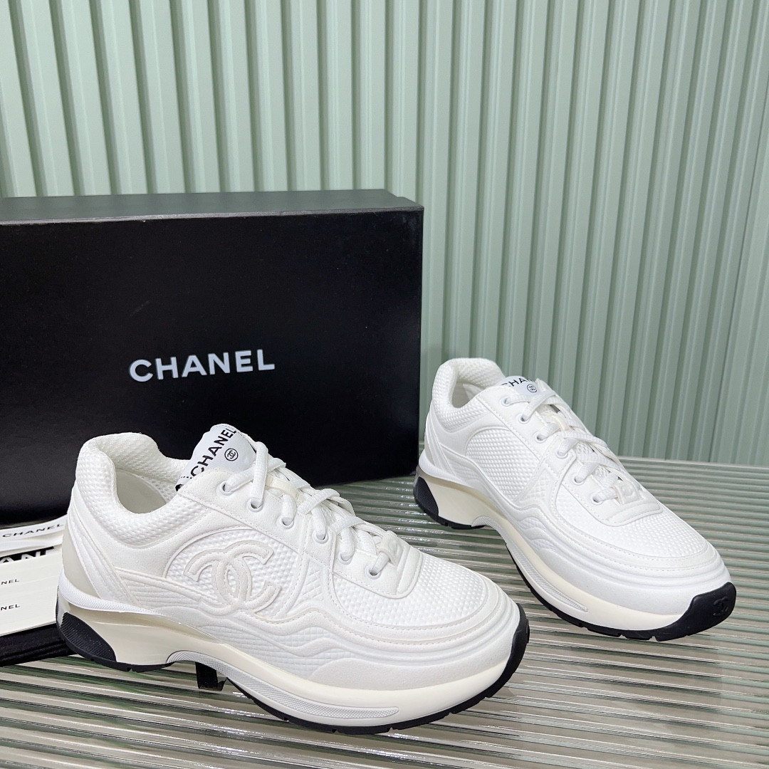 UA CHANEL SNEAKERS Fabric