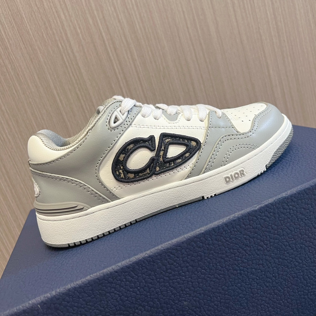 UA DIOR B57 Low-Top Sneaker  Gray and White