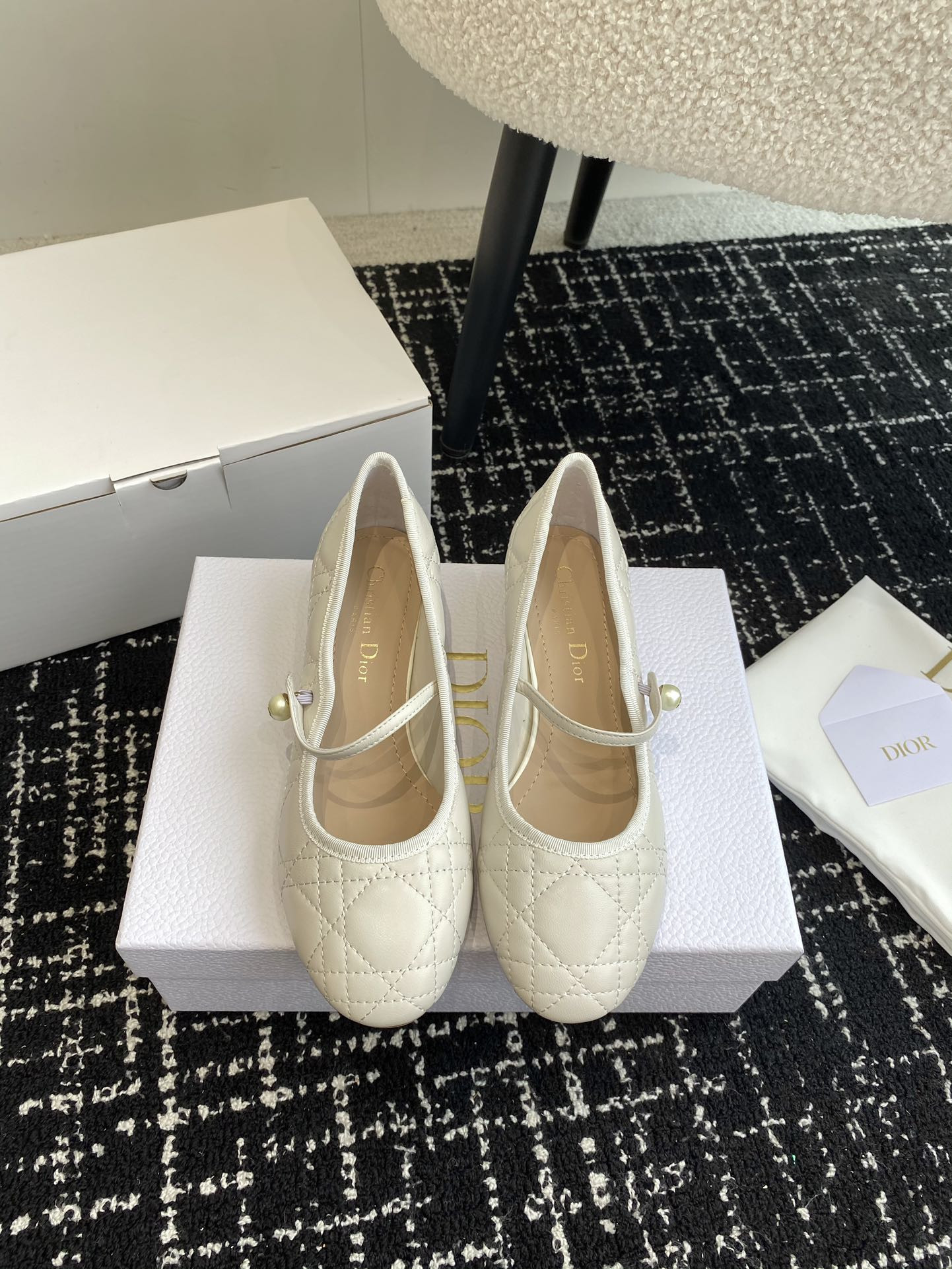 UA Dior Ballet Pump White