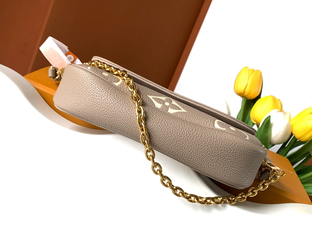 LV Wallet On Chain Ivy M82211 9.3 x 4.7 x 1.7 inches