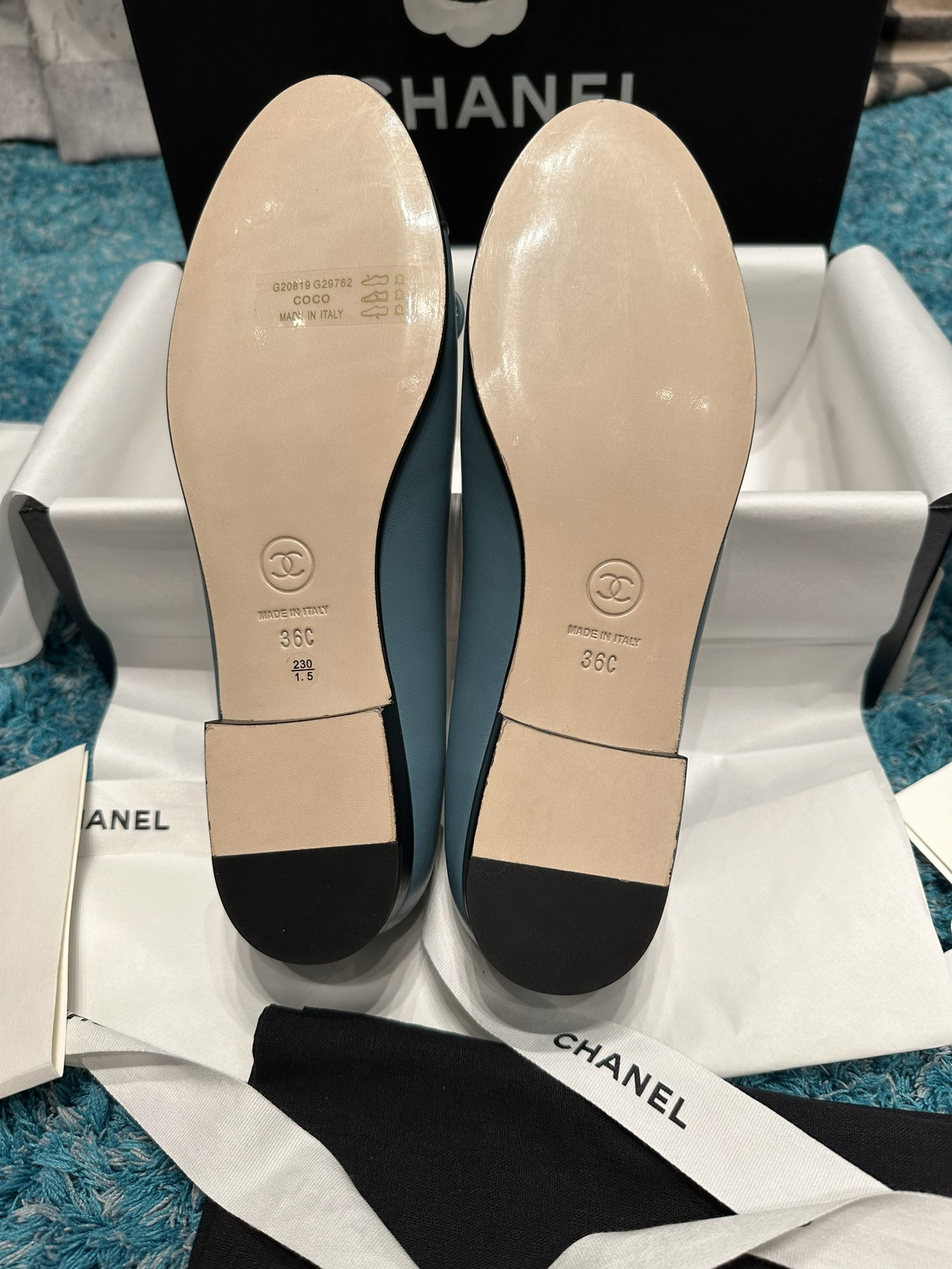 UA CHANEL BALLET FLATS