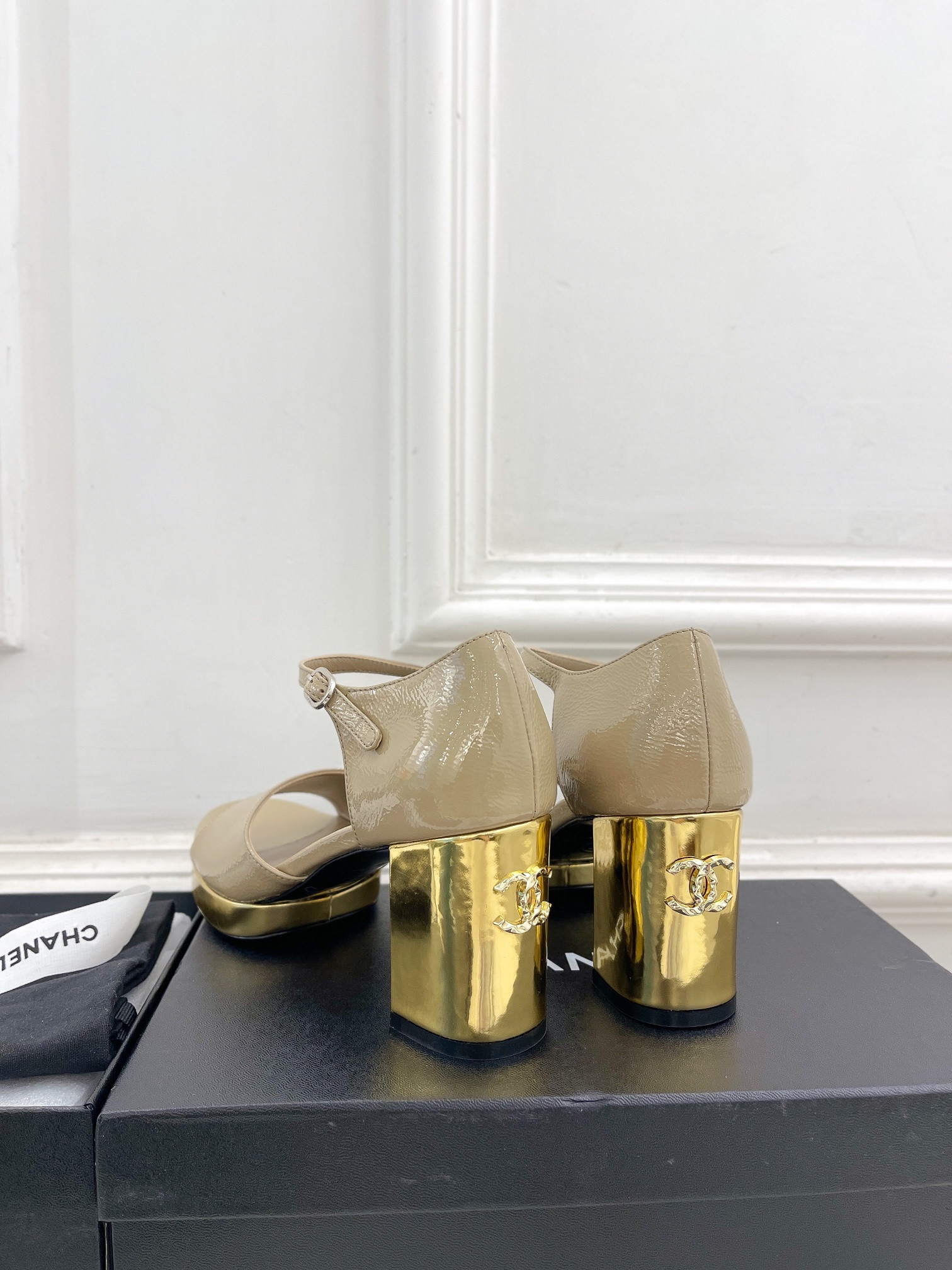 UA CHANEL HEELED SANDALS