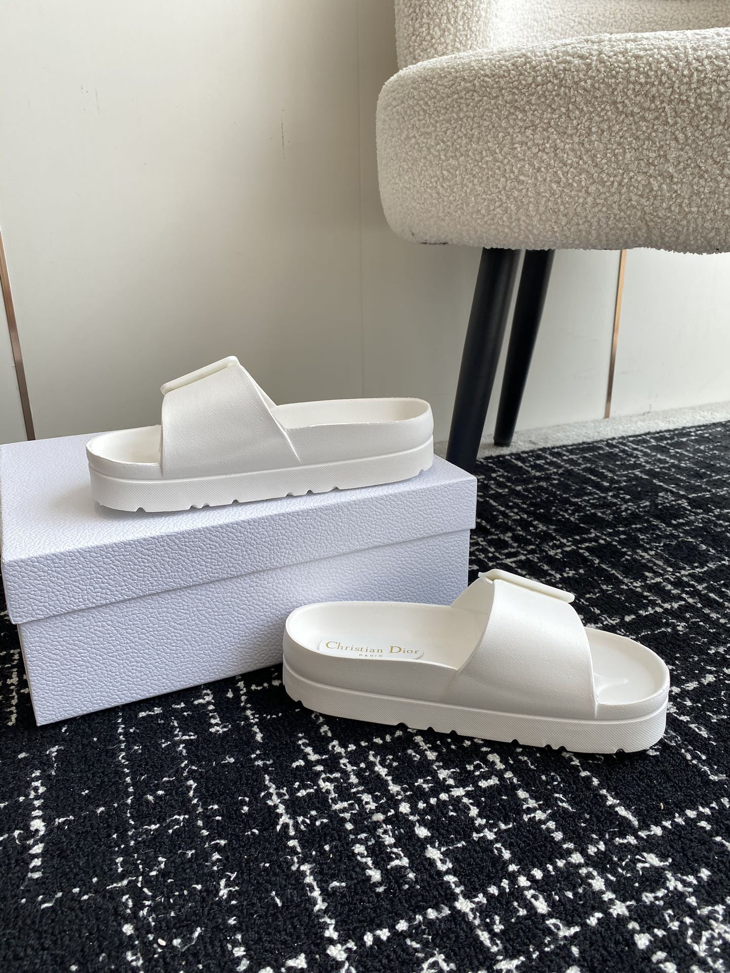 UA Dior Slide White