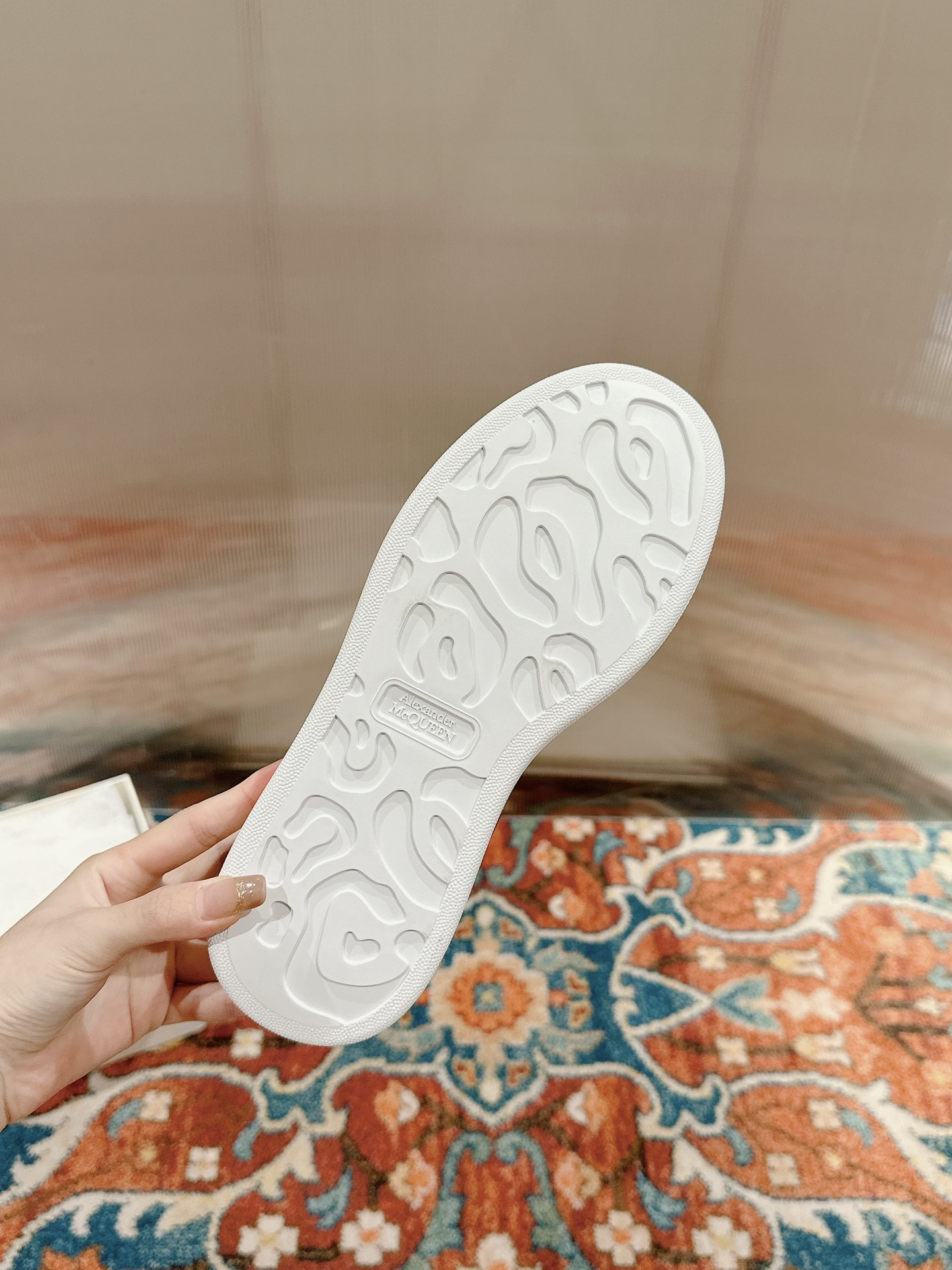 UA Alexander McQueen Oversized  White Black