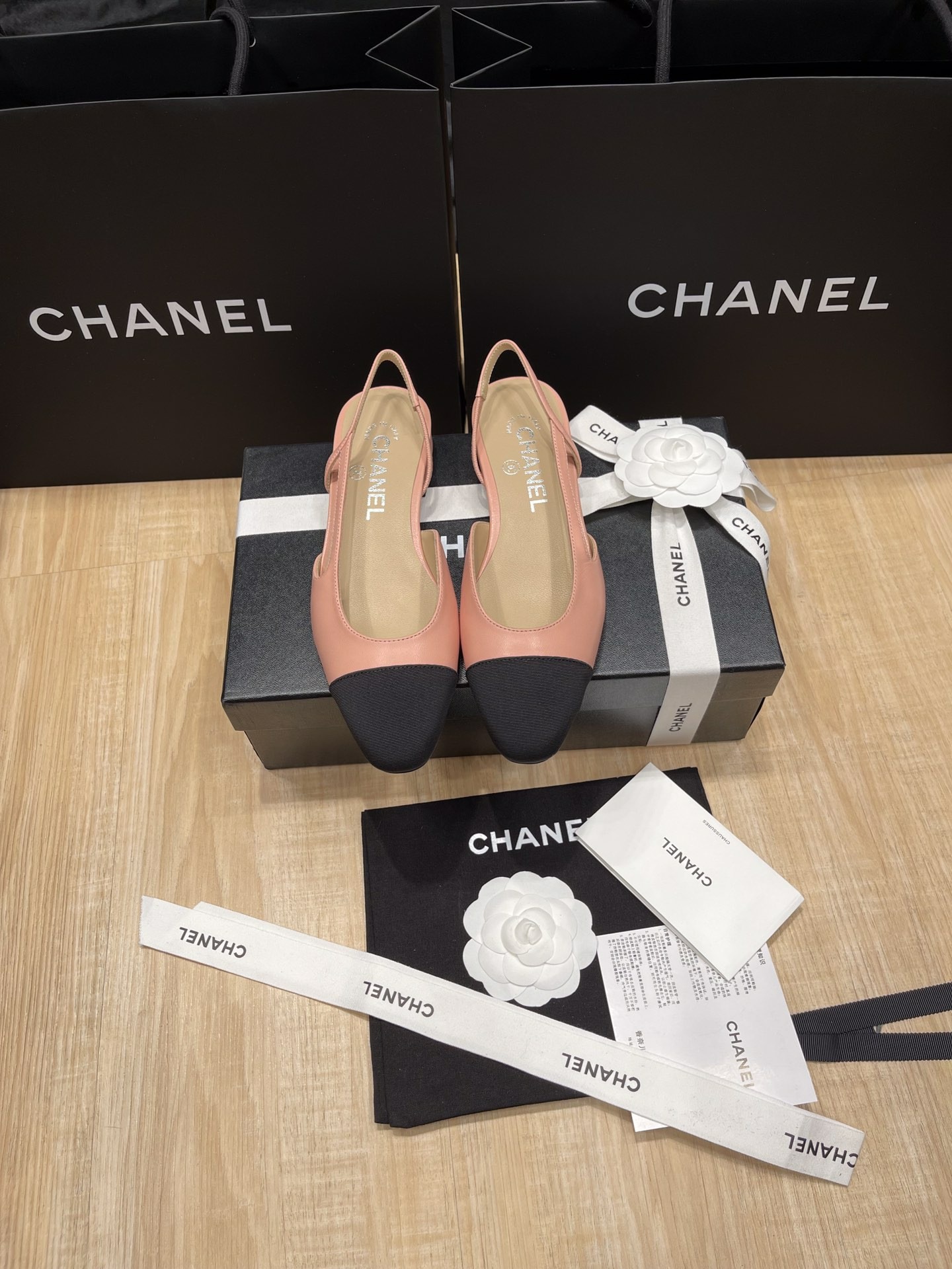 UA CHANEL SLINGBACKS FLAT