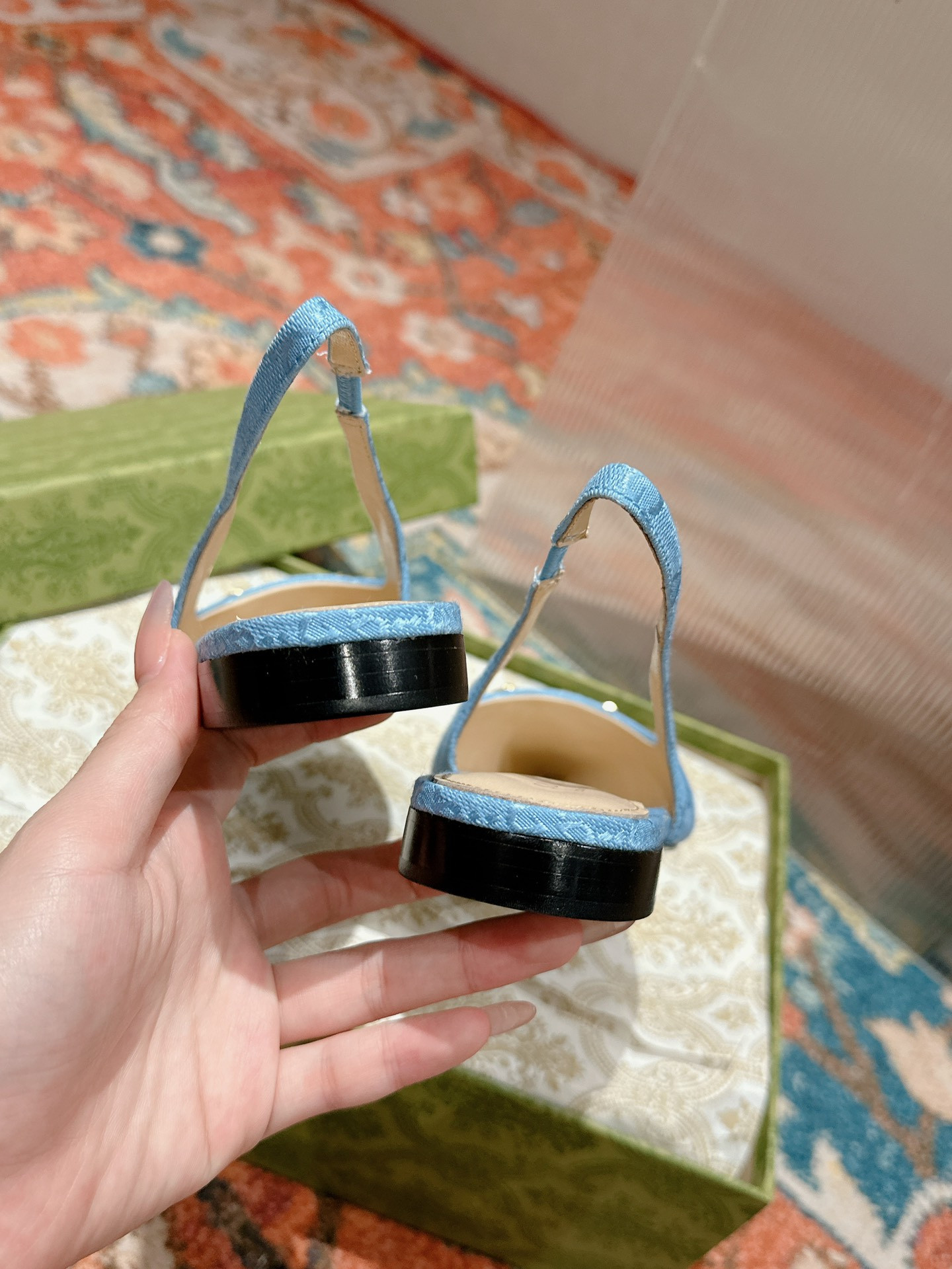 UA GUCCI HORSEBIT SLINGBACK FLAT