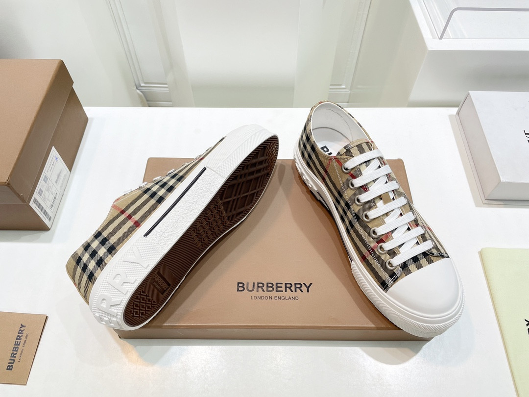 UA Burberry Check Sneakers
