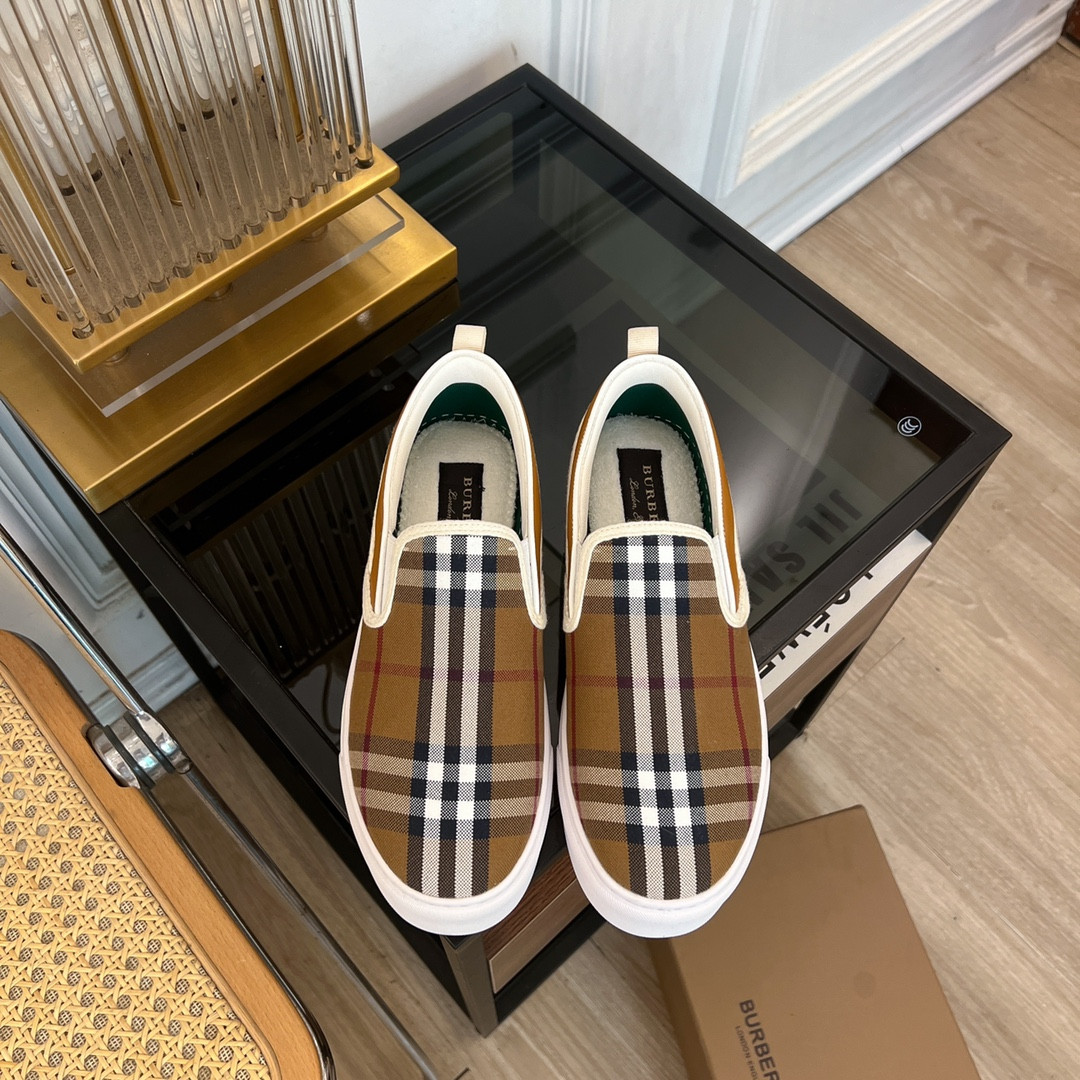UA Burberry Slip On Sneakers