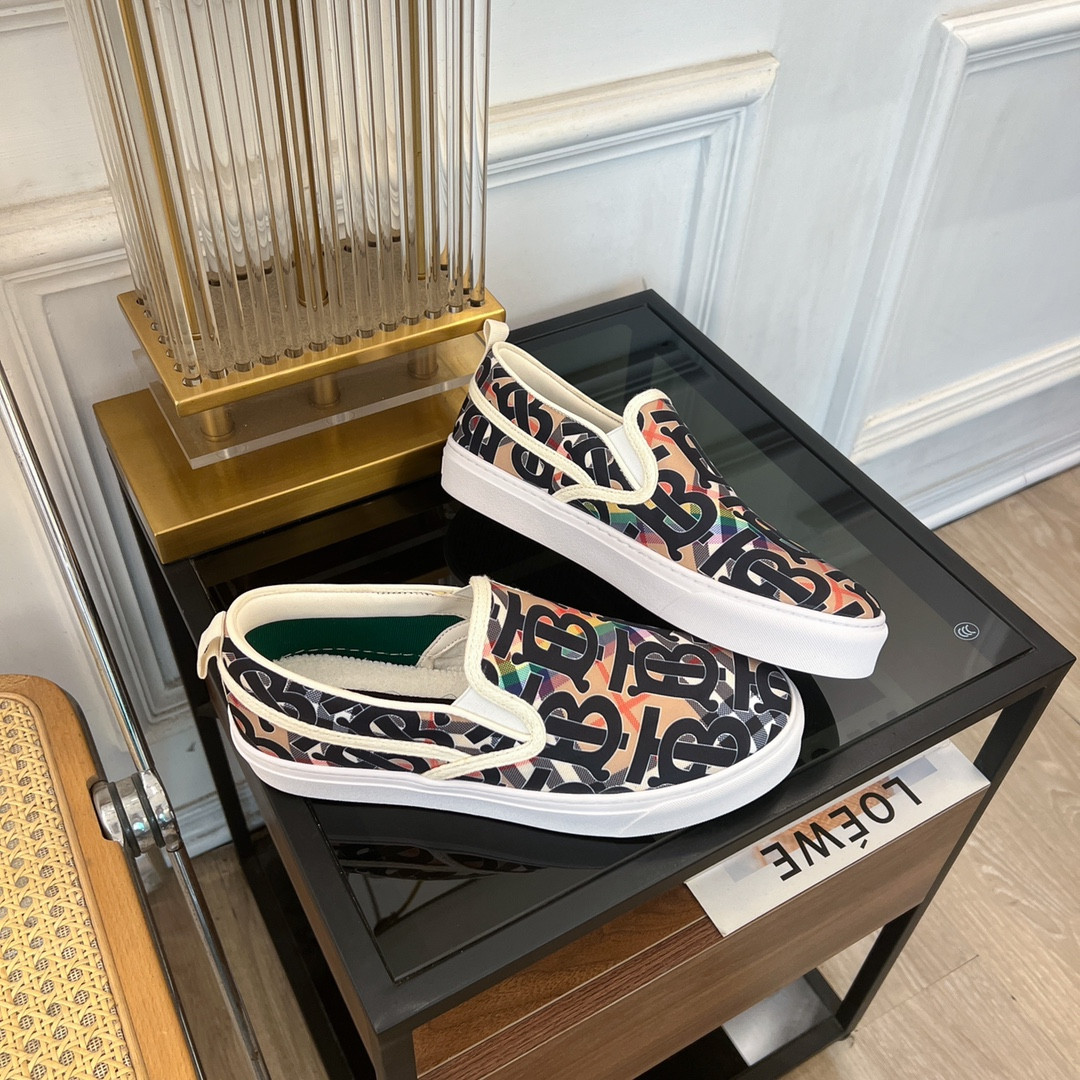 UA Burberry Slip On Sneakers