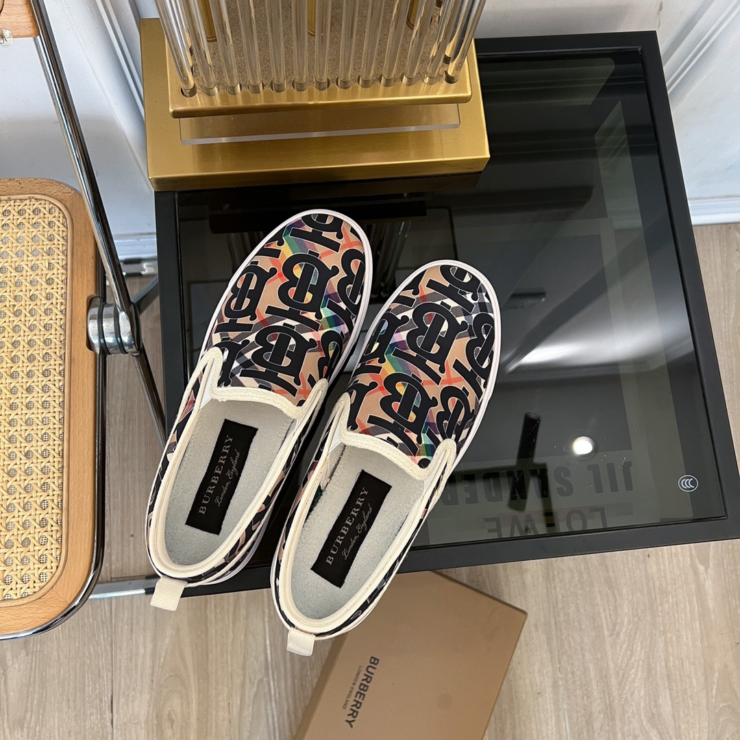 UA Burberry Slip On Sneakers