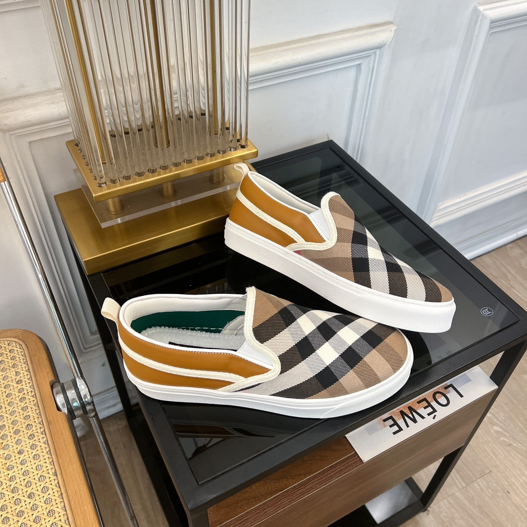 UA Burberry Slip On Sneakers