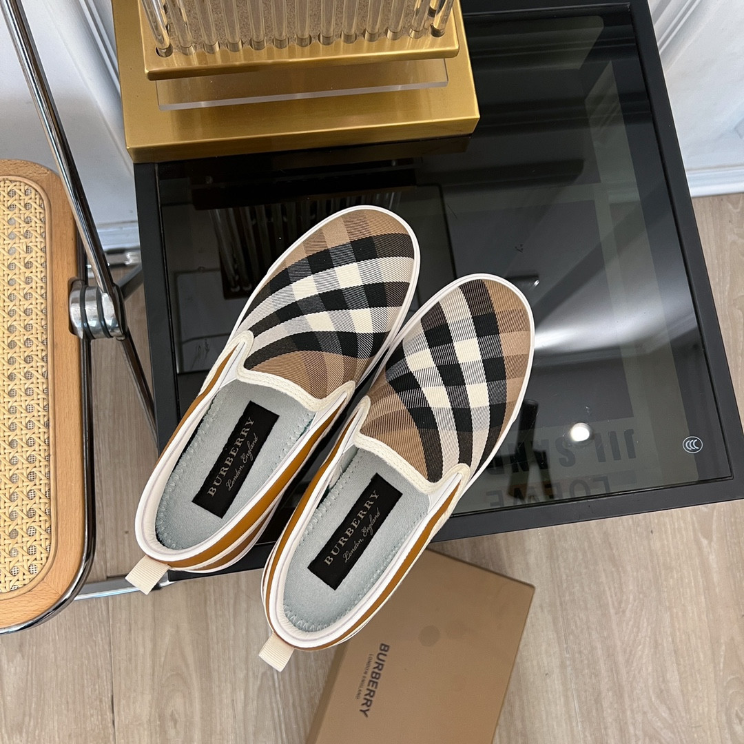 UA Burberry Slip On Sneakers