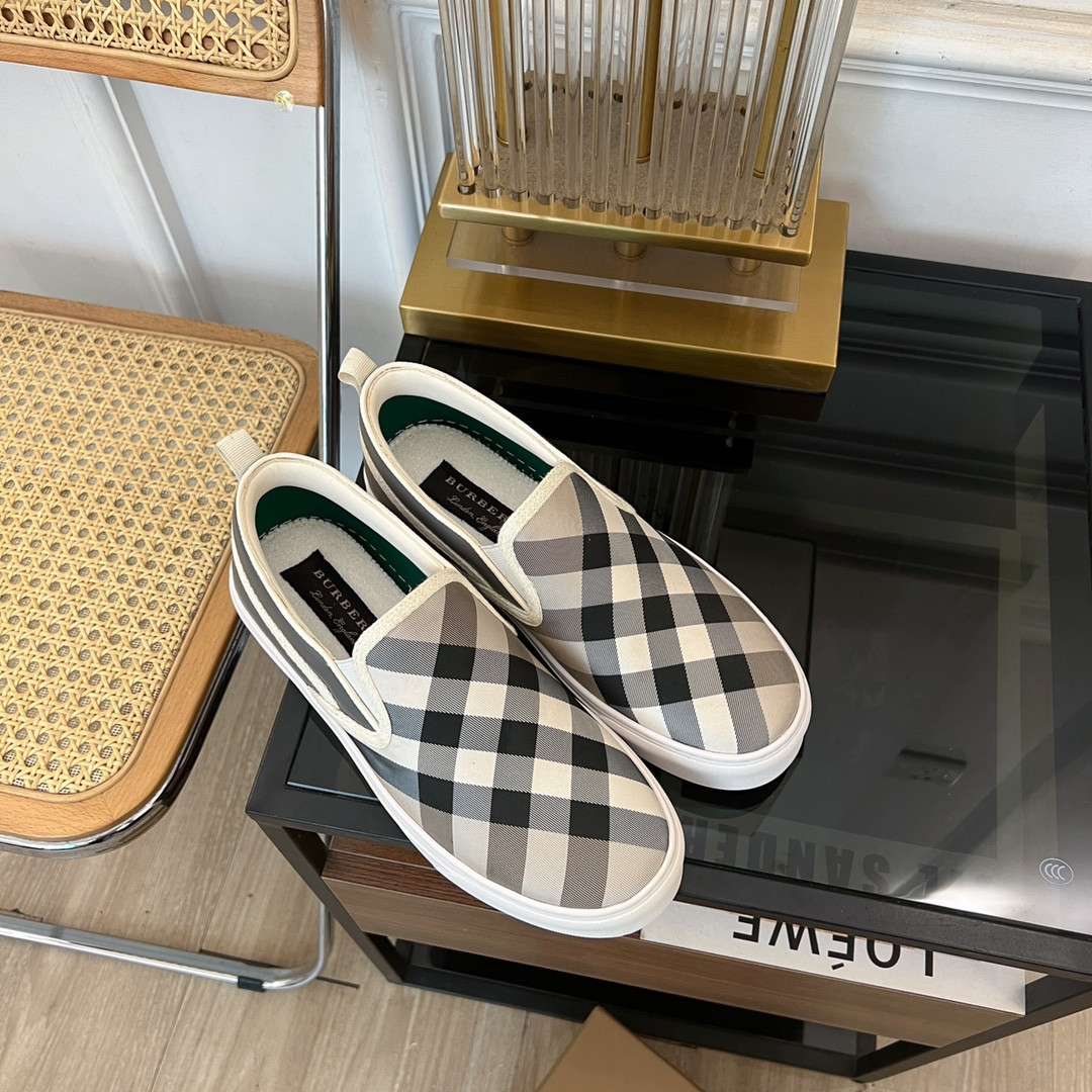 UA Burberry Slip On Sneakers