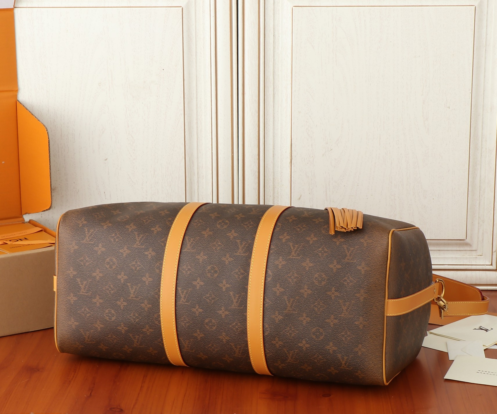 LV Keepall Bandoulière 50 24SS Marque L.Vuitton Déposée M11541 50x29x23CM