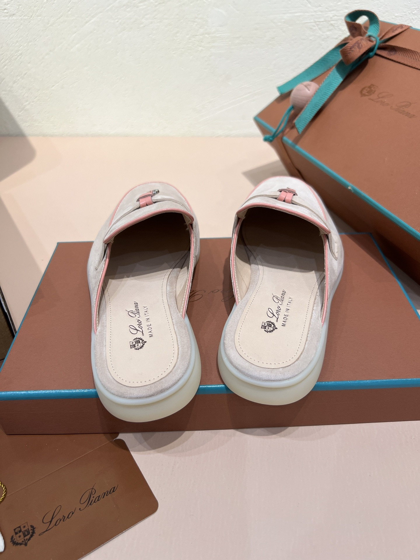 UA Loro Piana Babouche Charms Walk Loafers