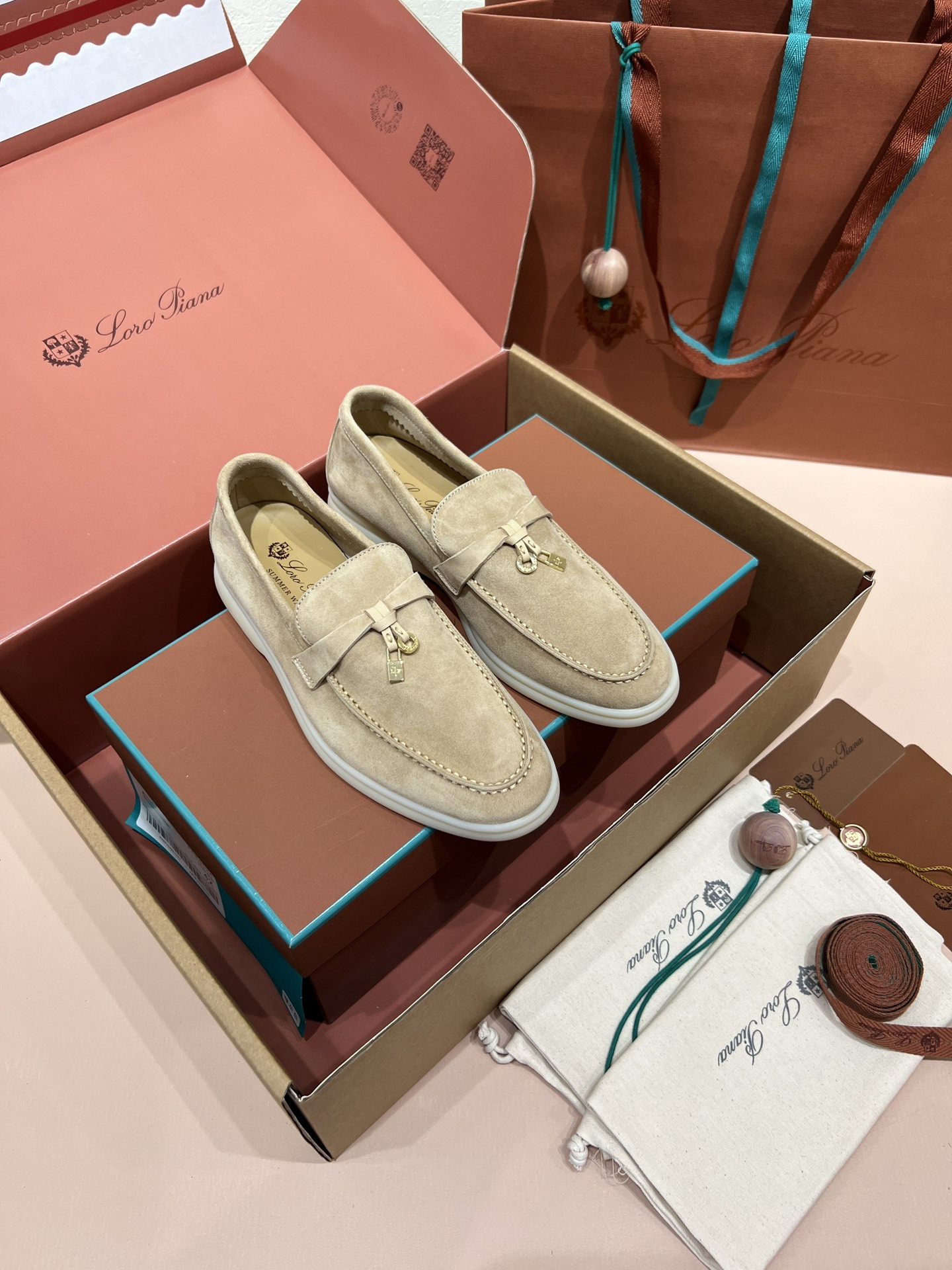 UA Loro Piana Summer Charms Walk Loafers