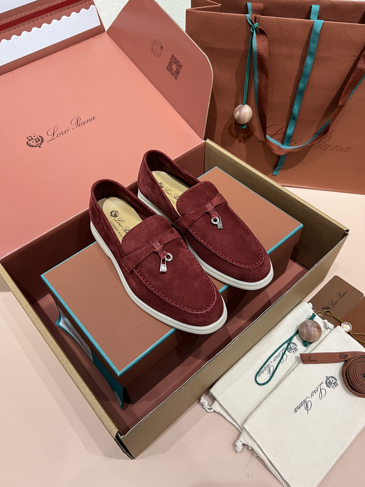 UA Loro Piana Summer Charms Walk Loafers