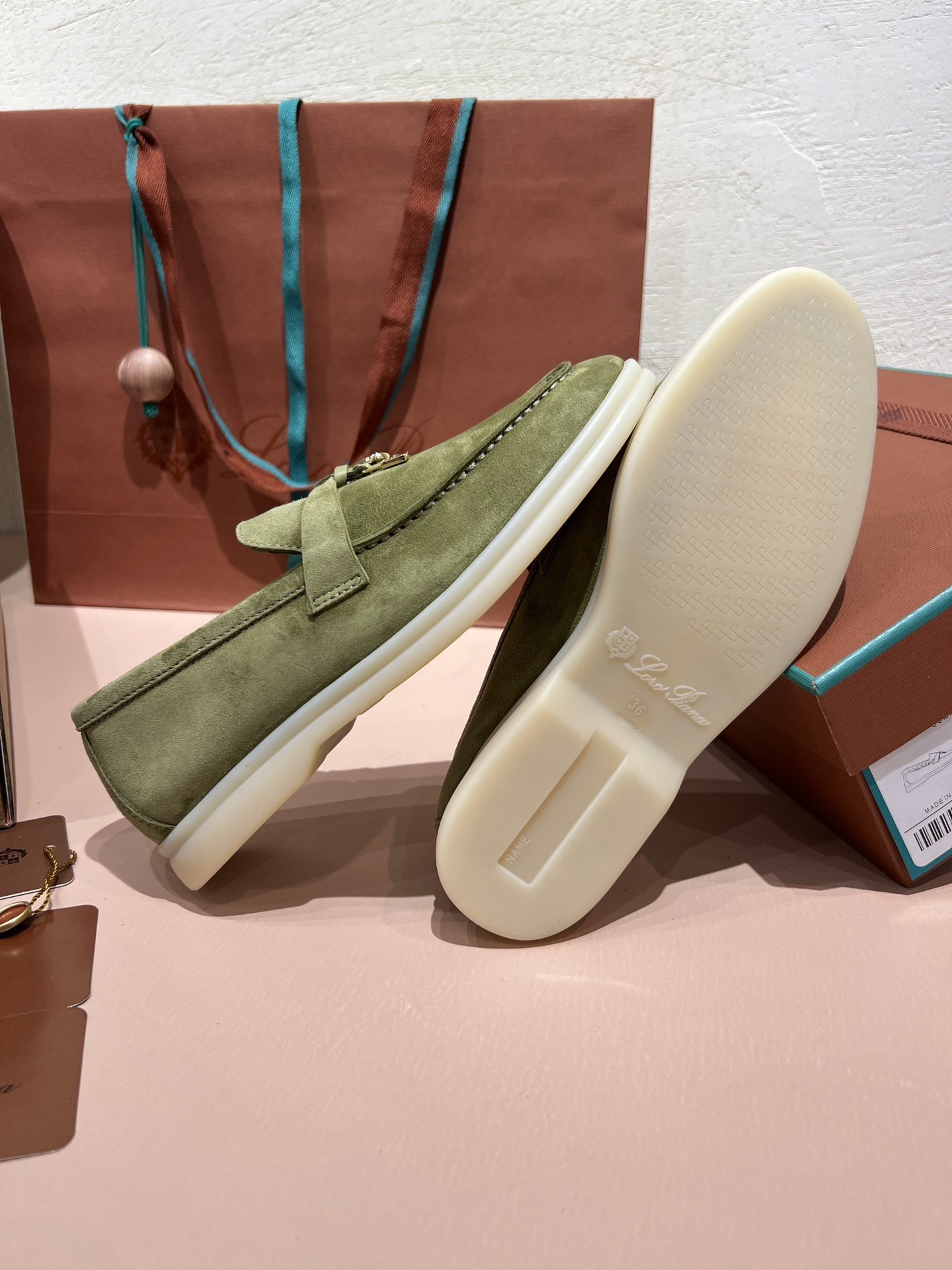 UA Loro Piana Summer Charms Walk Loafers