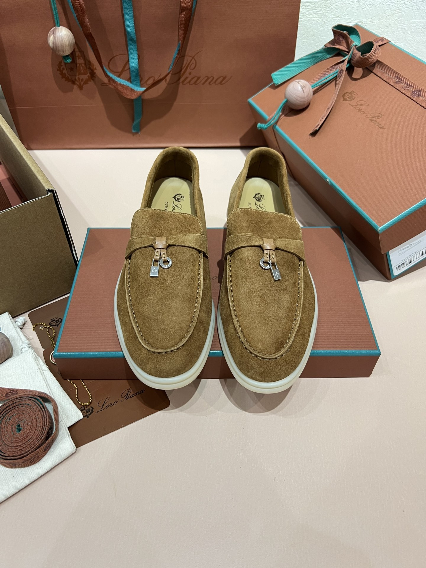UA Loro Piana Summer Charms Walk Loafers