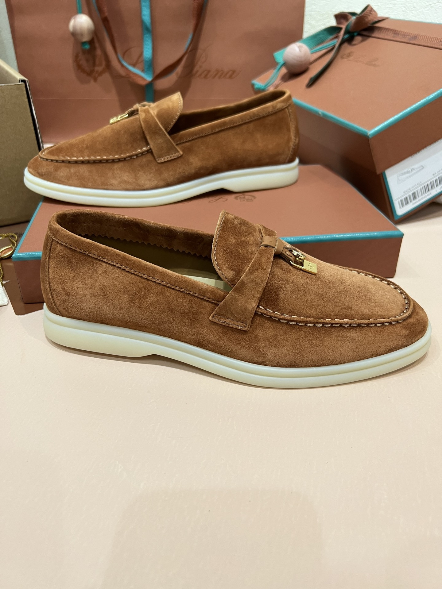 UA Loro Piana Summer Charms Walk Loafers