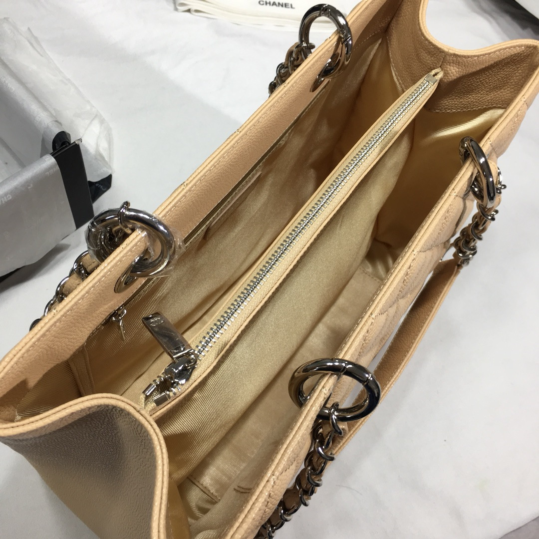 CHANEL GST CAVIAR LEATHER HARDWARE 24X33X13CM