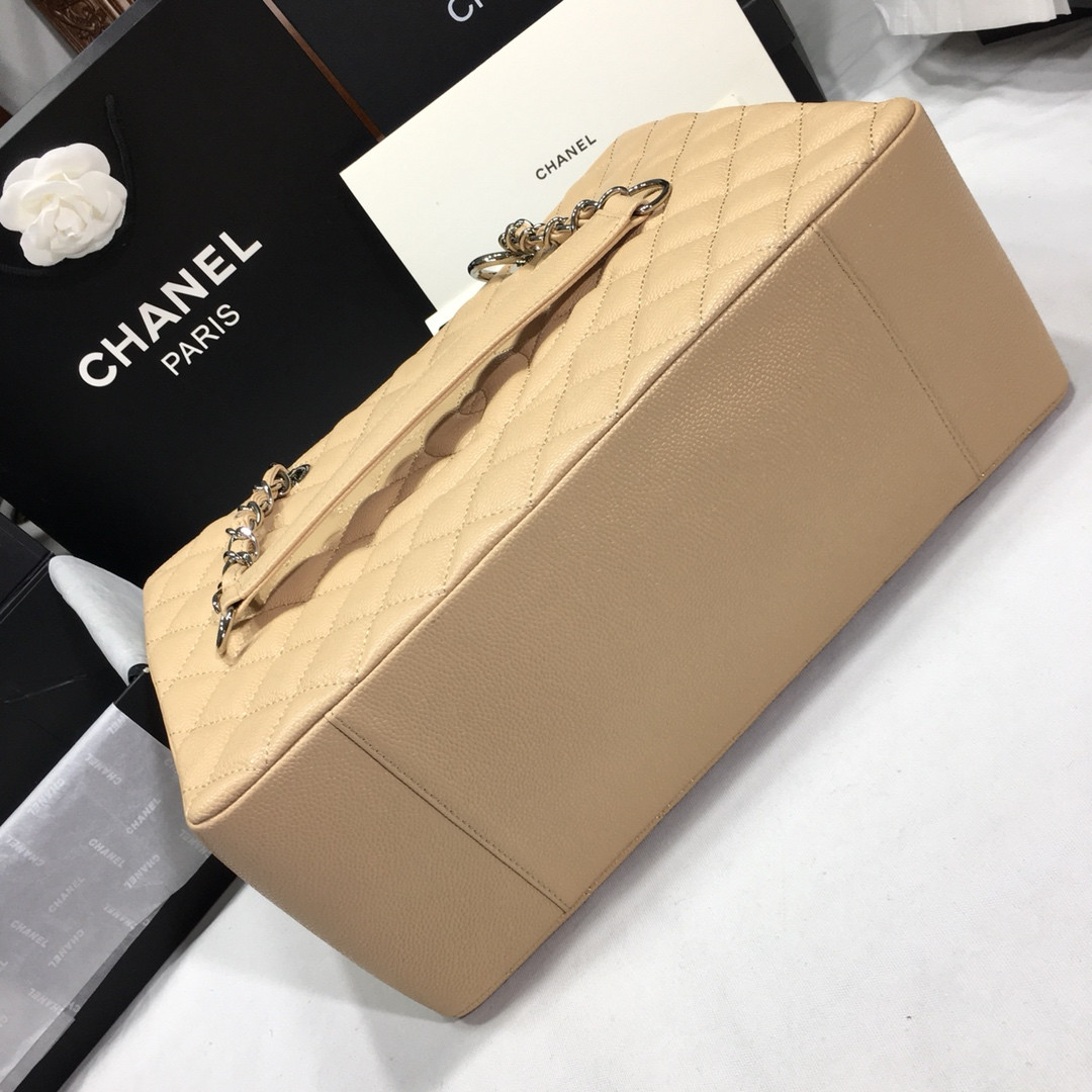 CHANEL GST CAVIAR LEATHER HARDWARE 24X33X13CM