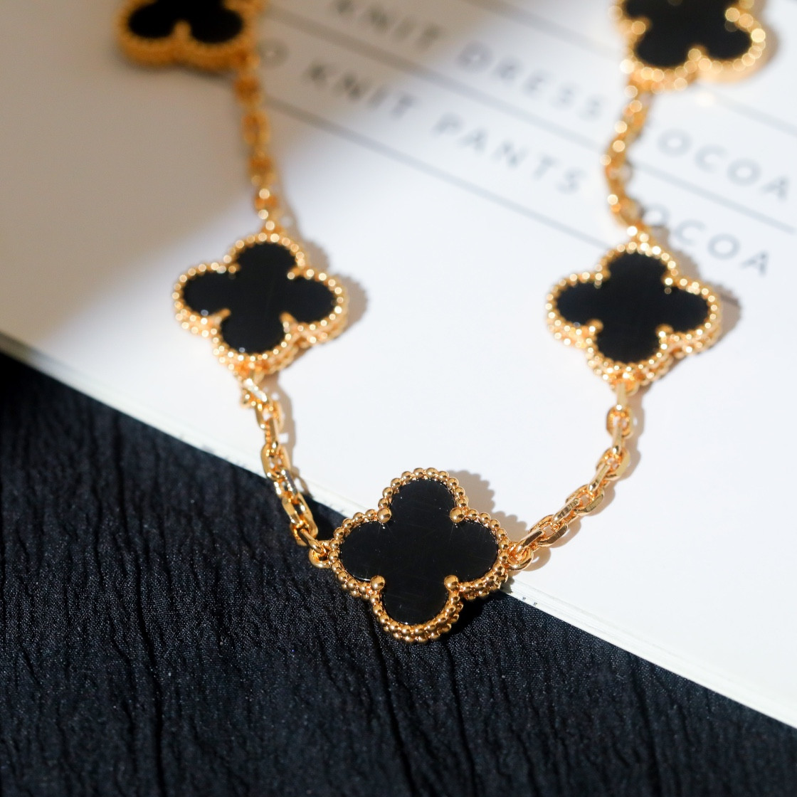 Van Cleef & Arpels Vintage Alhambra bracelet, 5 motifs 19cm