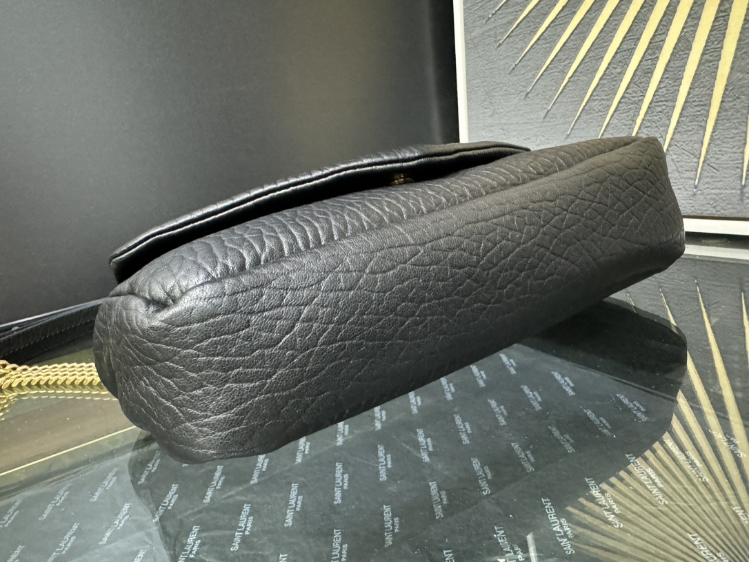 YSL Calypso small in plunged lambskin 26x14x7cm