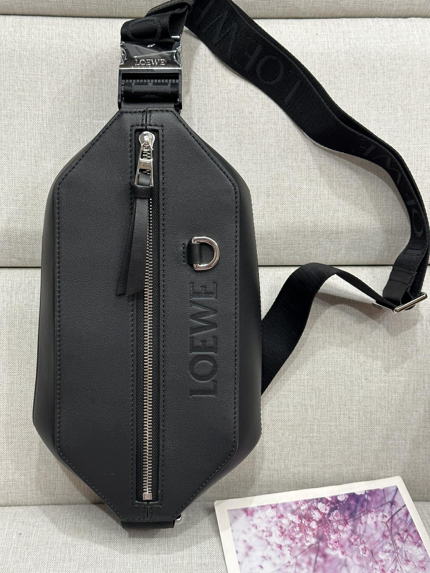 LOEWE Convertible sling in classic calfskin 32.5x9x12.3cm