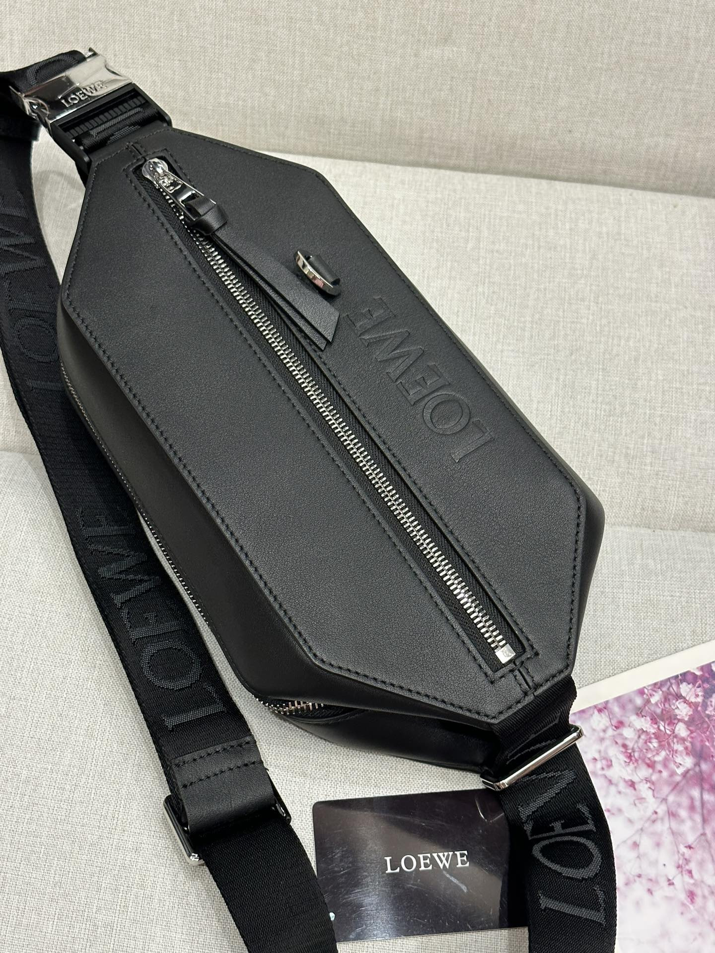 LOEWE Convertible sling in classic calfskin 32.5x9x12.3cm