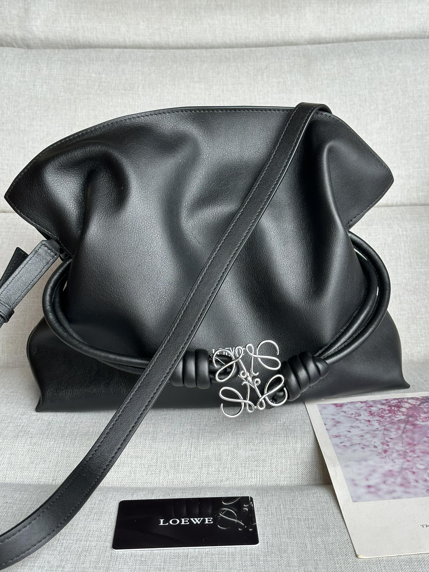 LOEWE Medium Flamenco clutch in nappa calfskin 30x24.5x10.5cm