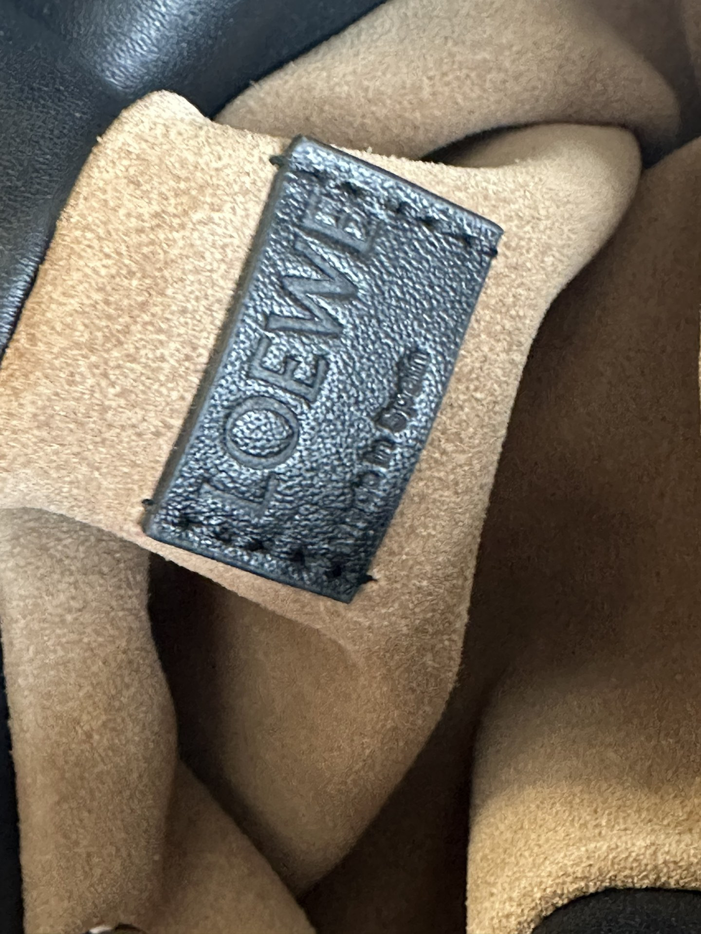 LOEWE Mini Flamenco clutch in nappa calfskin 23.9x9x18cm