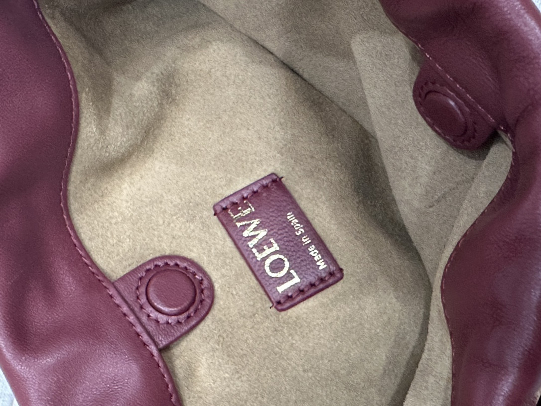 LOEWE Mini Flamenco Purse bag in mellow nappa lambskin 23x17x5.5cm