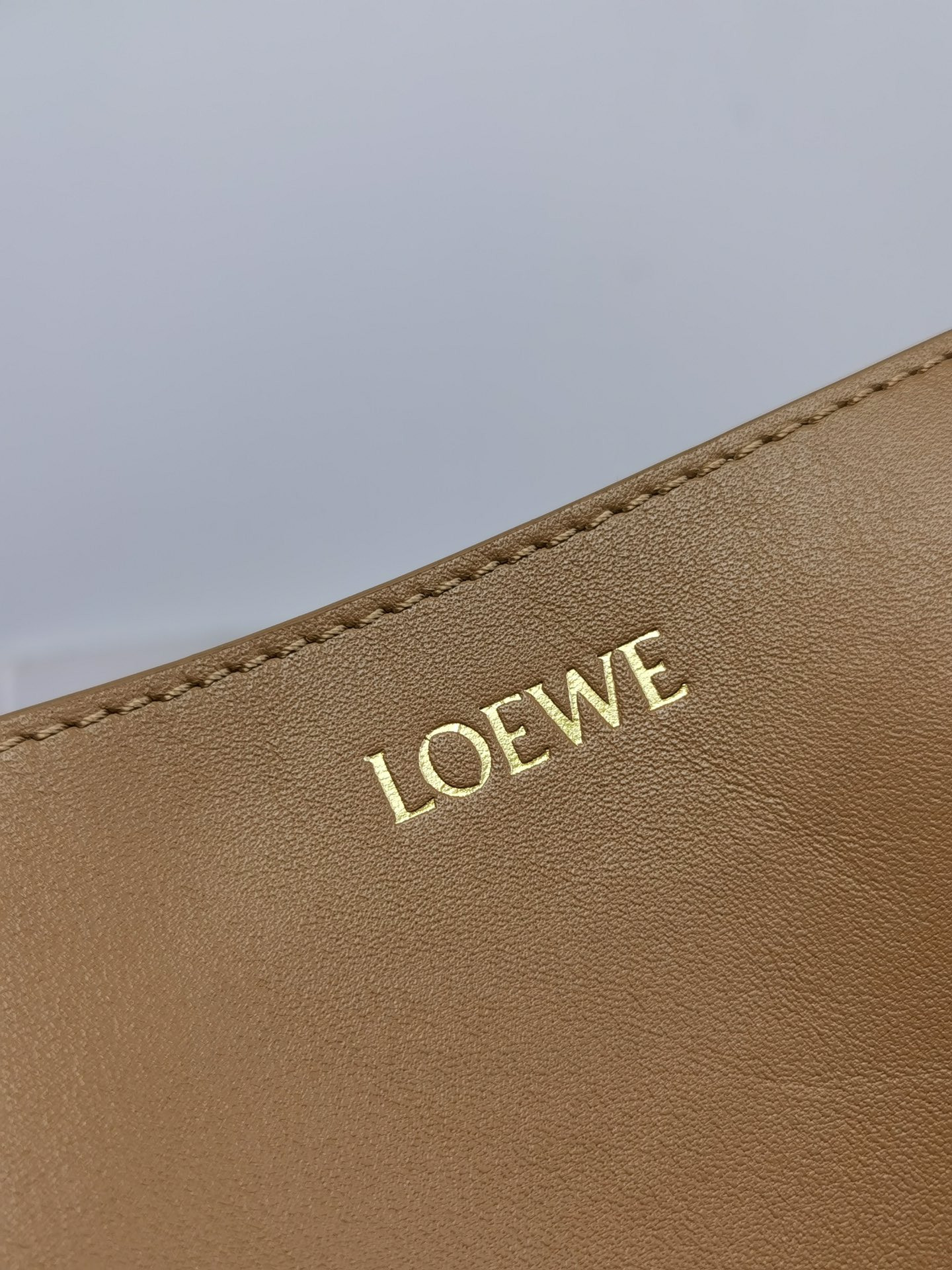 LOEWE Medium Puzzle Fold tote in shiny calfskin 25.5x14.5x31.5cm