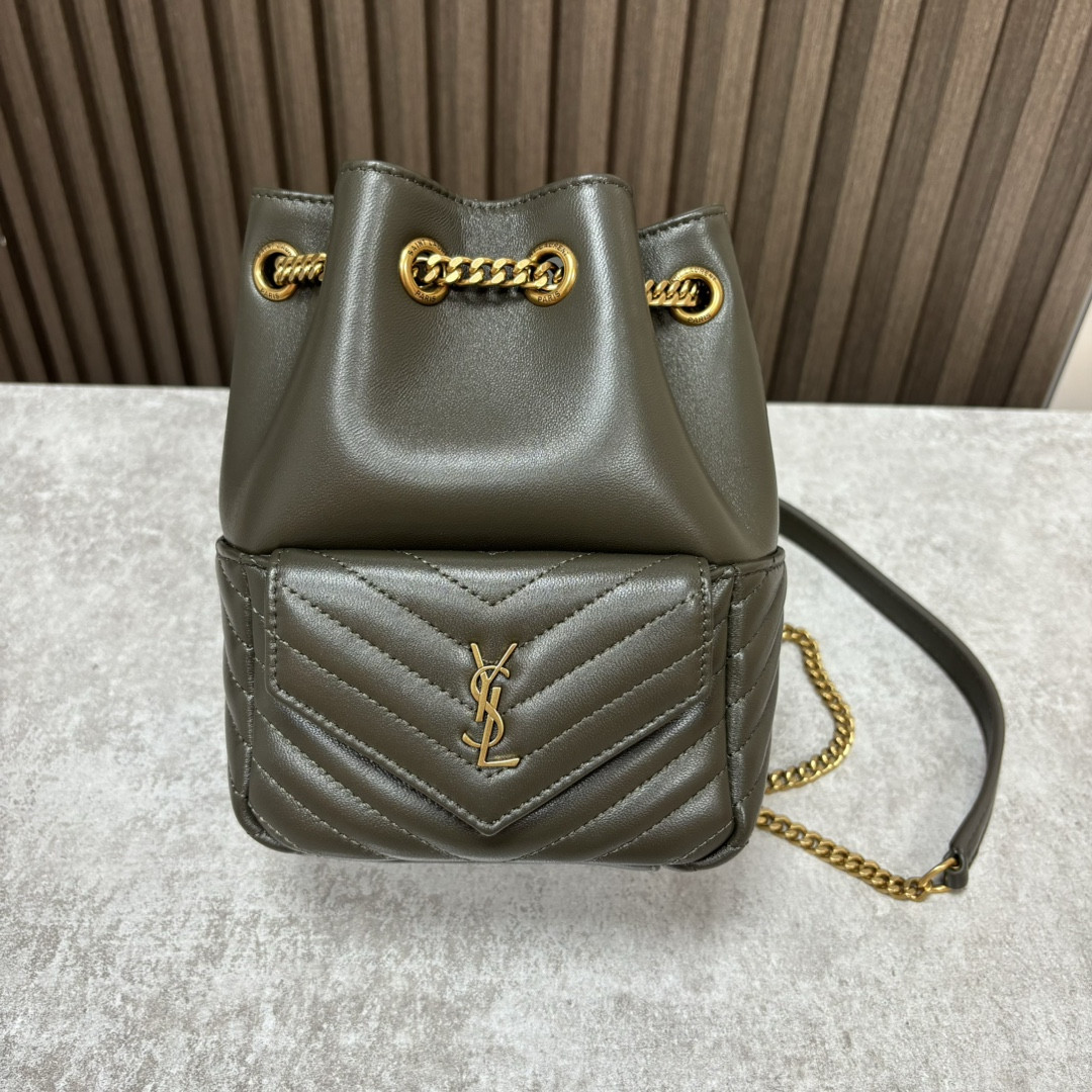 YSL MINI JOE IN LAMBSKIN 19x13x13cm