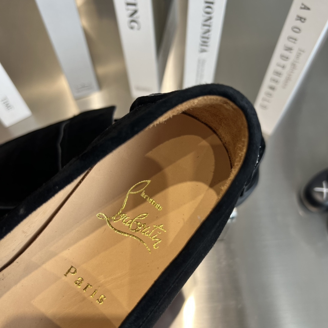 UA Christian Louboutin thick-soled loafers